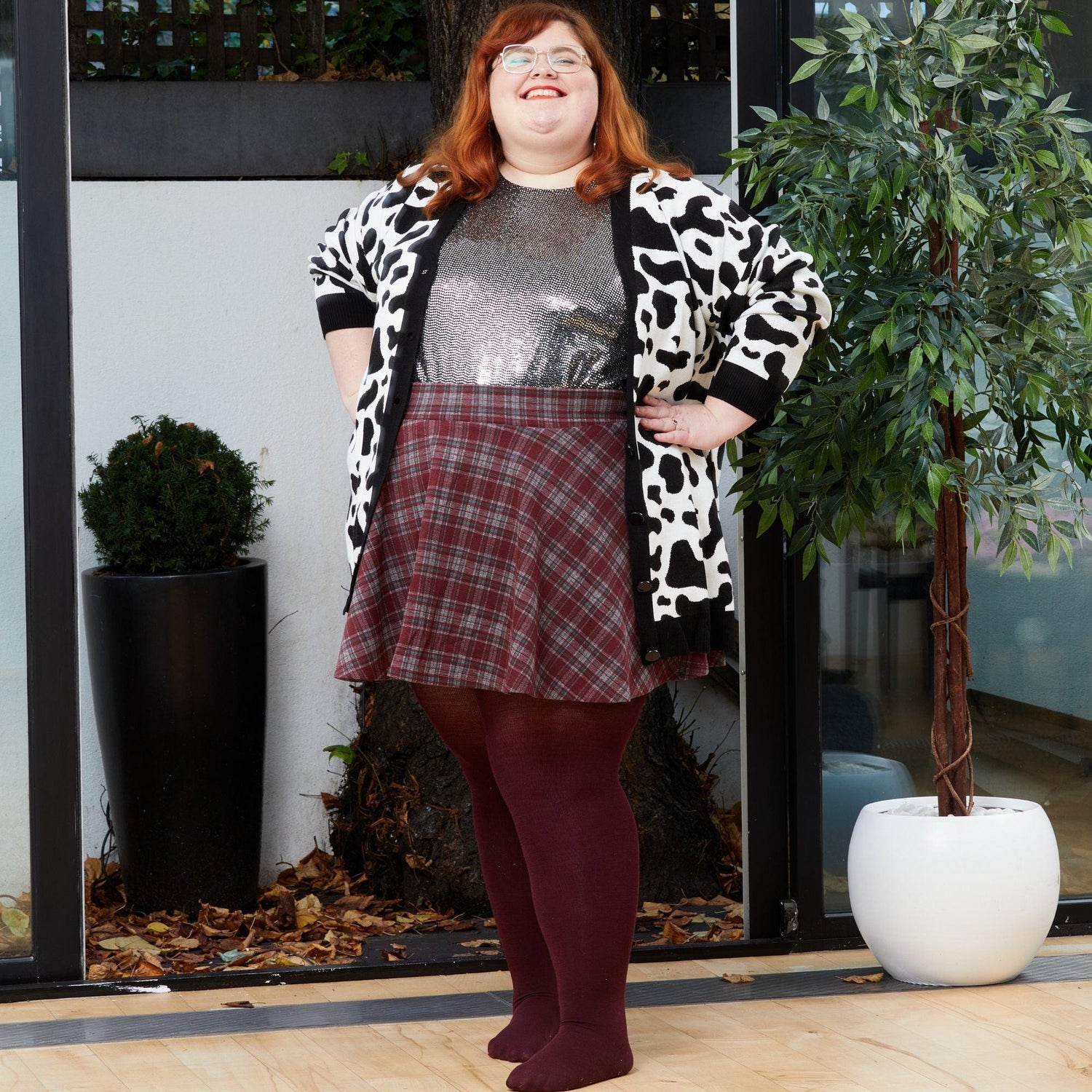 Collants en laine mérinos - Red Velvet Cake - Snag