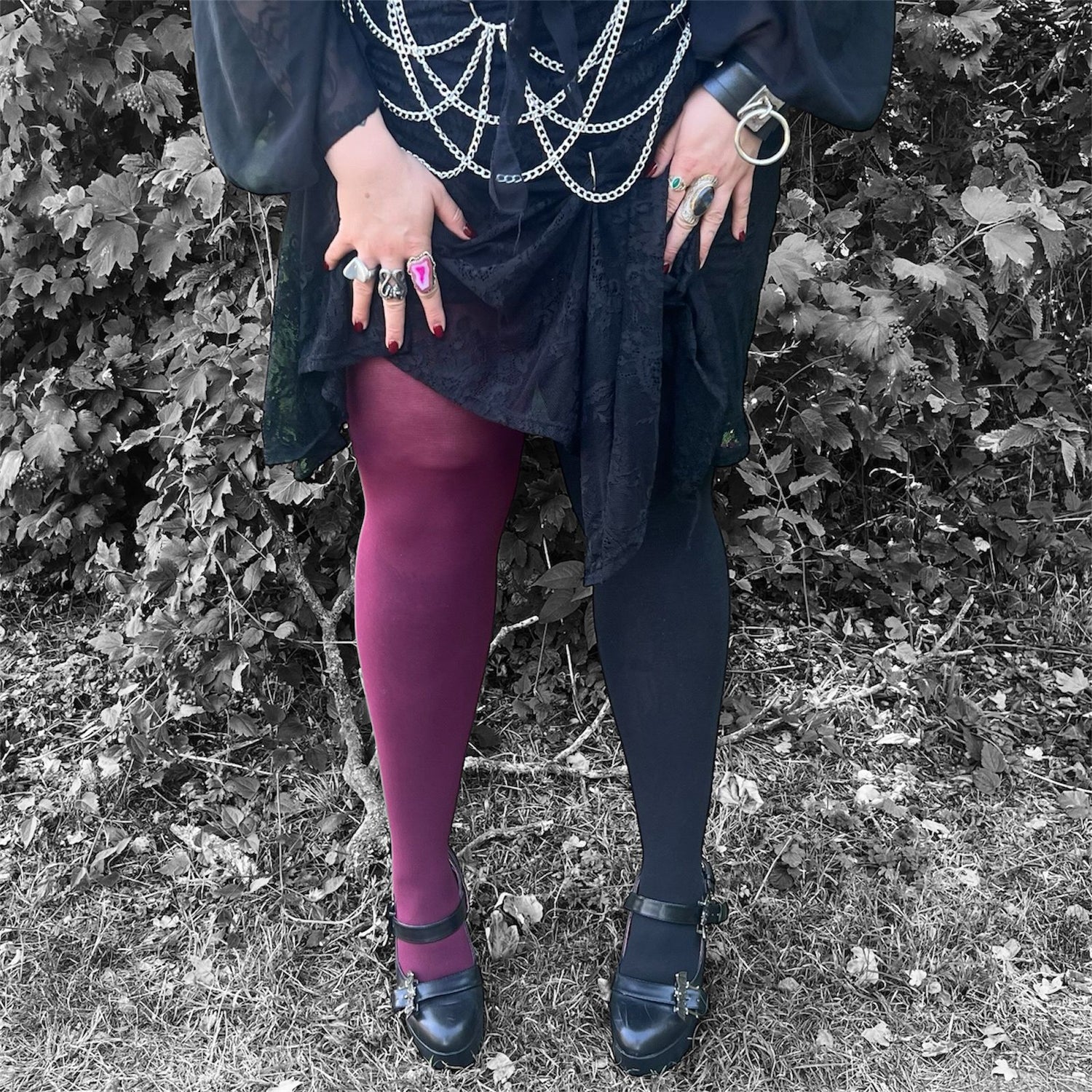 Collant Duo - Crimson Shadow