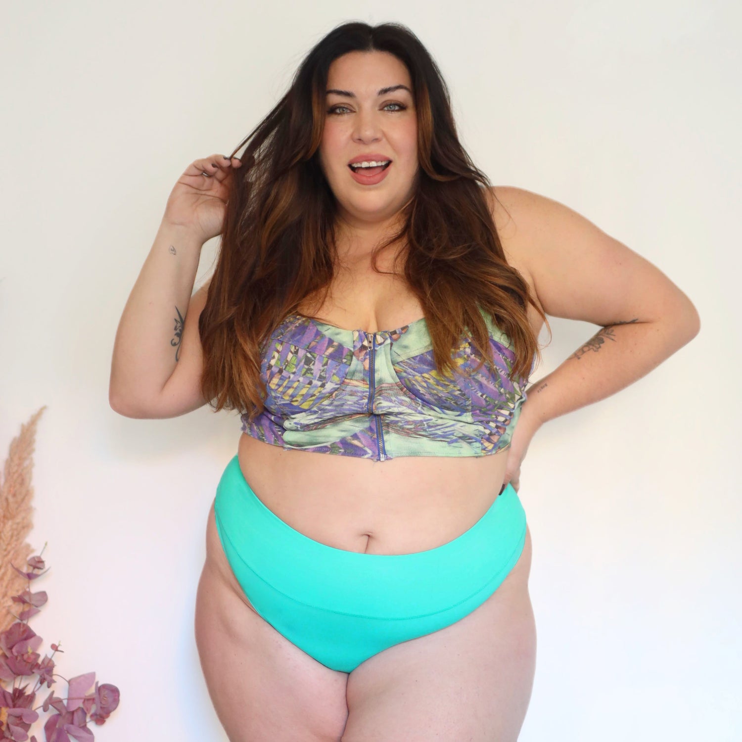 String en coton biologique - Menthe