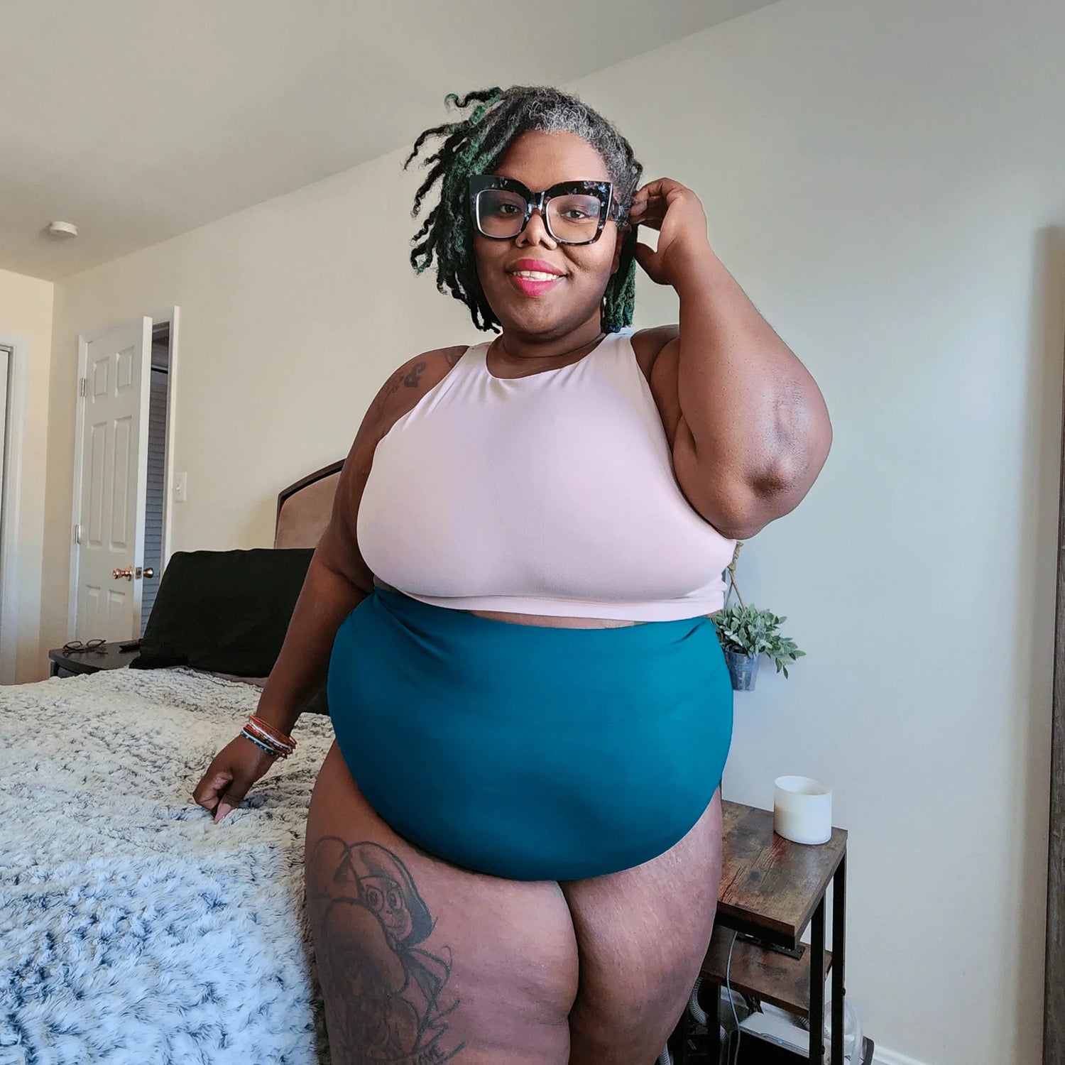 Culotte taille haute en coton biologique - Aurora