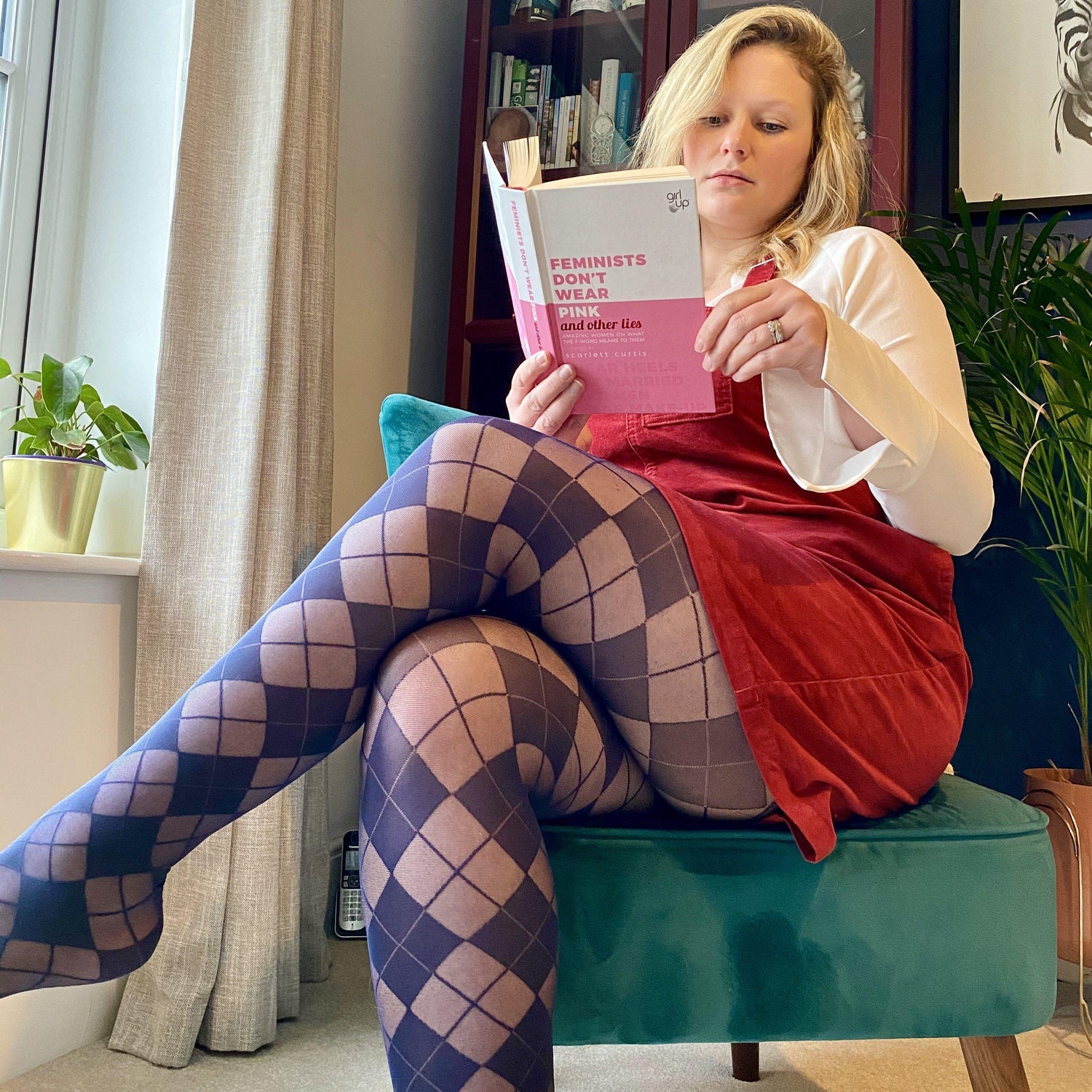 Collants diamantés - Marine