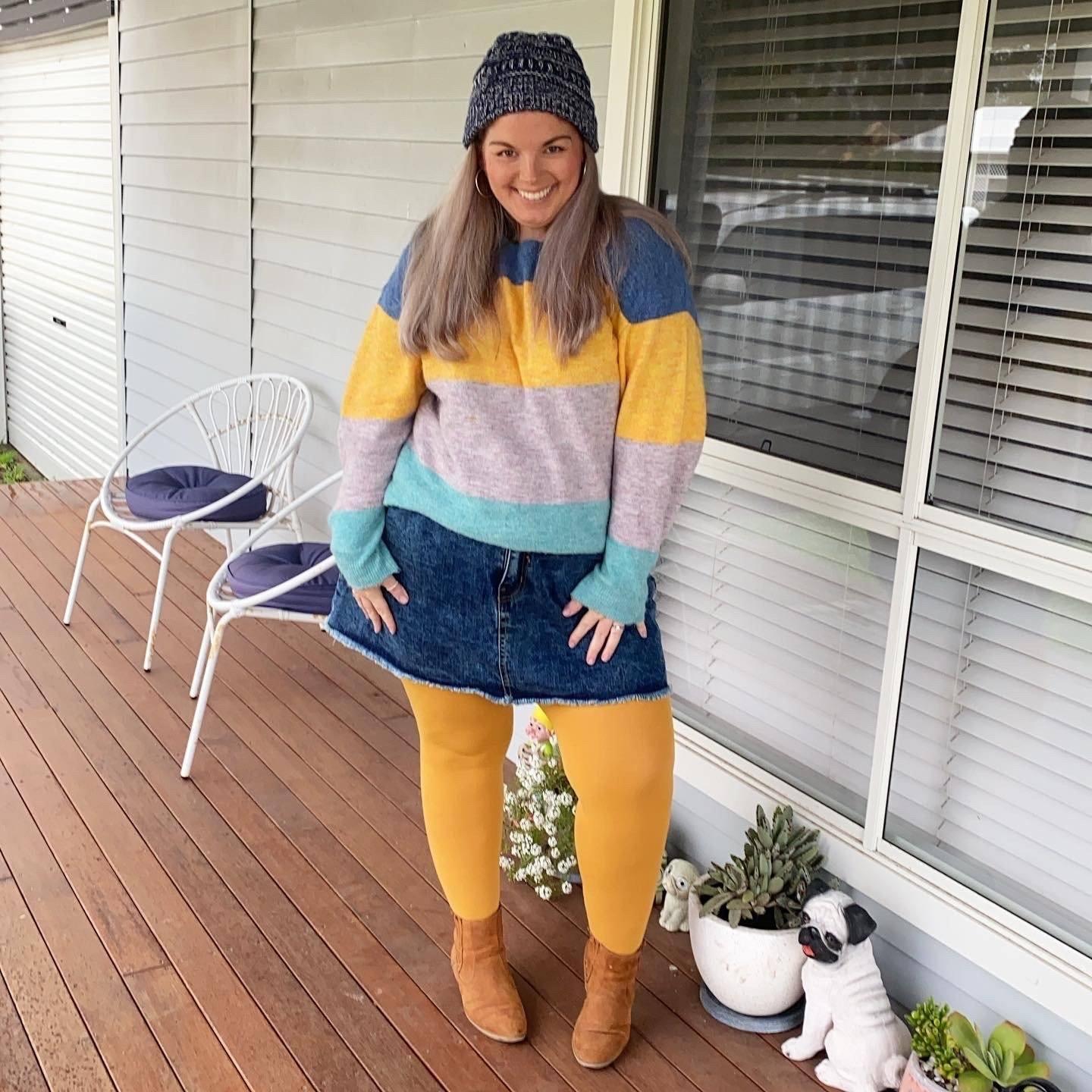 Collant 80 deniers - Colonel Mustard - Snag