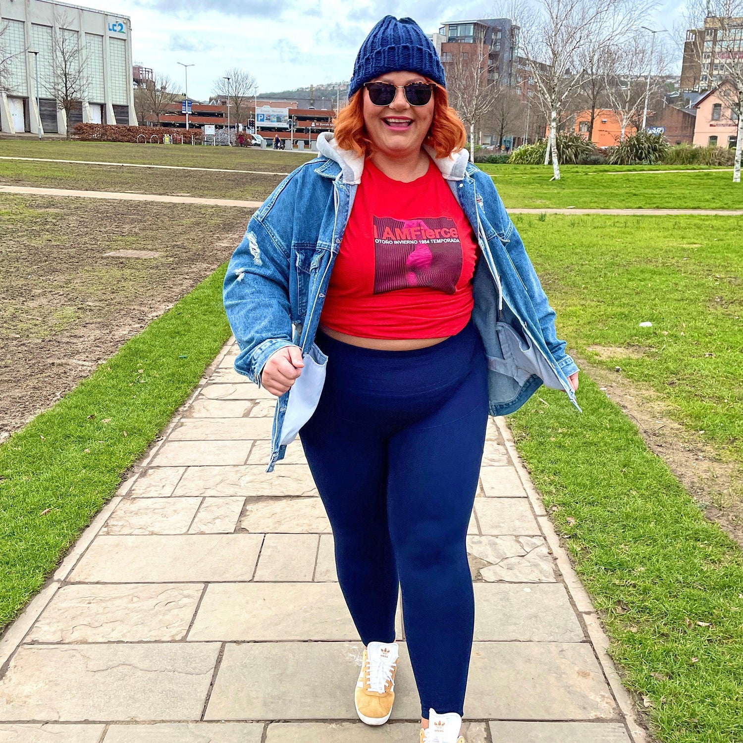 Leggings courts Squat Proof - Marine