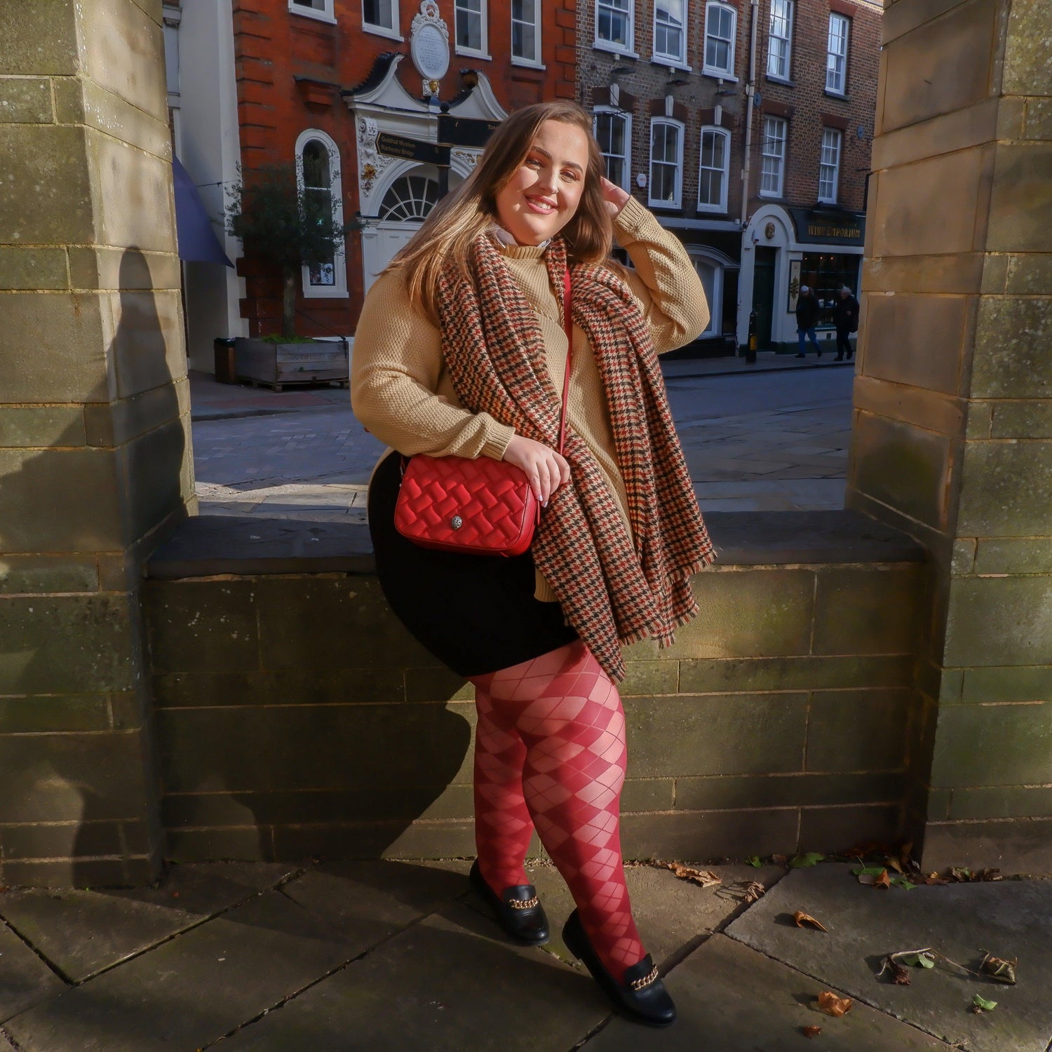 40 Denier Diamonds - Bourgogne - Snag