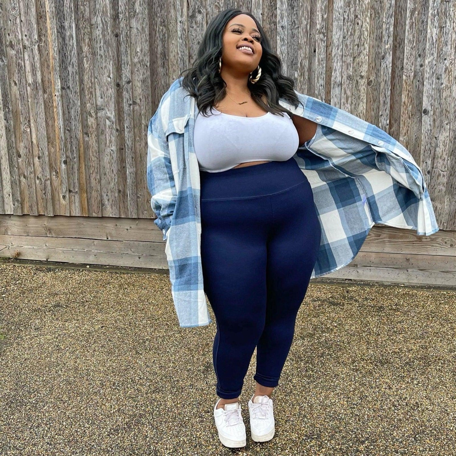 Leggings courts Squat Proof - Marine