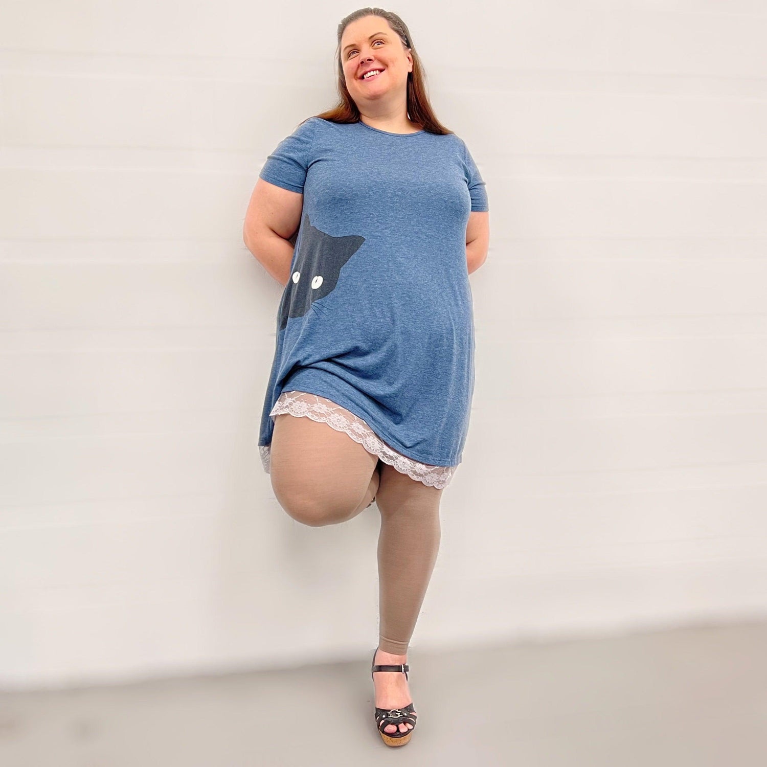 Collant sans pied en laine mérinos - Sand Dollar