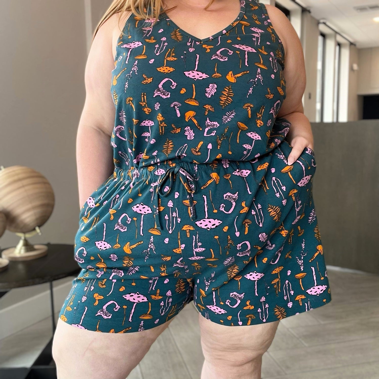 Gilet de pyjama en coton biologique - Mushie Patch