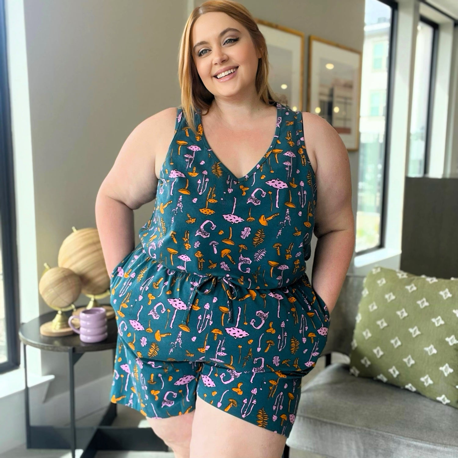 Gilet de pyjama en coton biologique - Mushie Patch