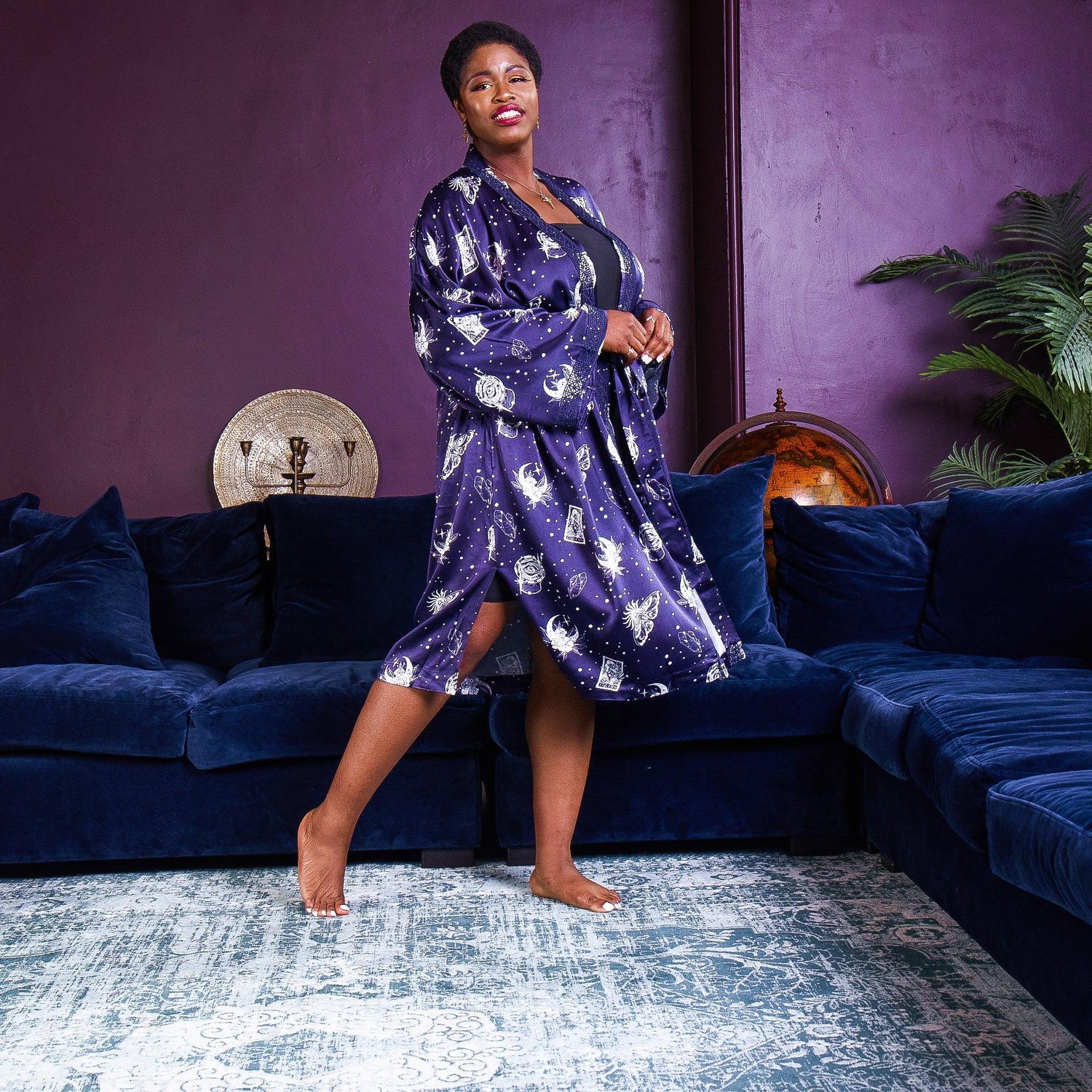 Robe en satin - Divination