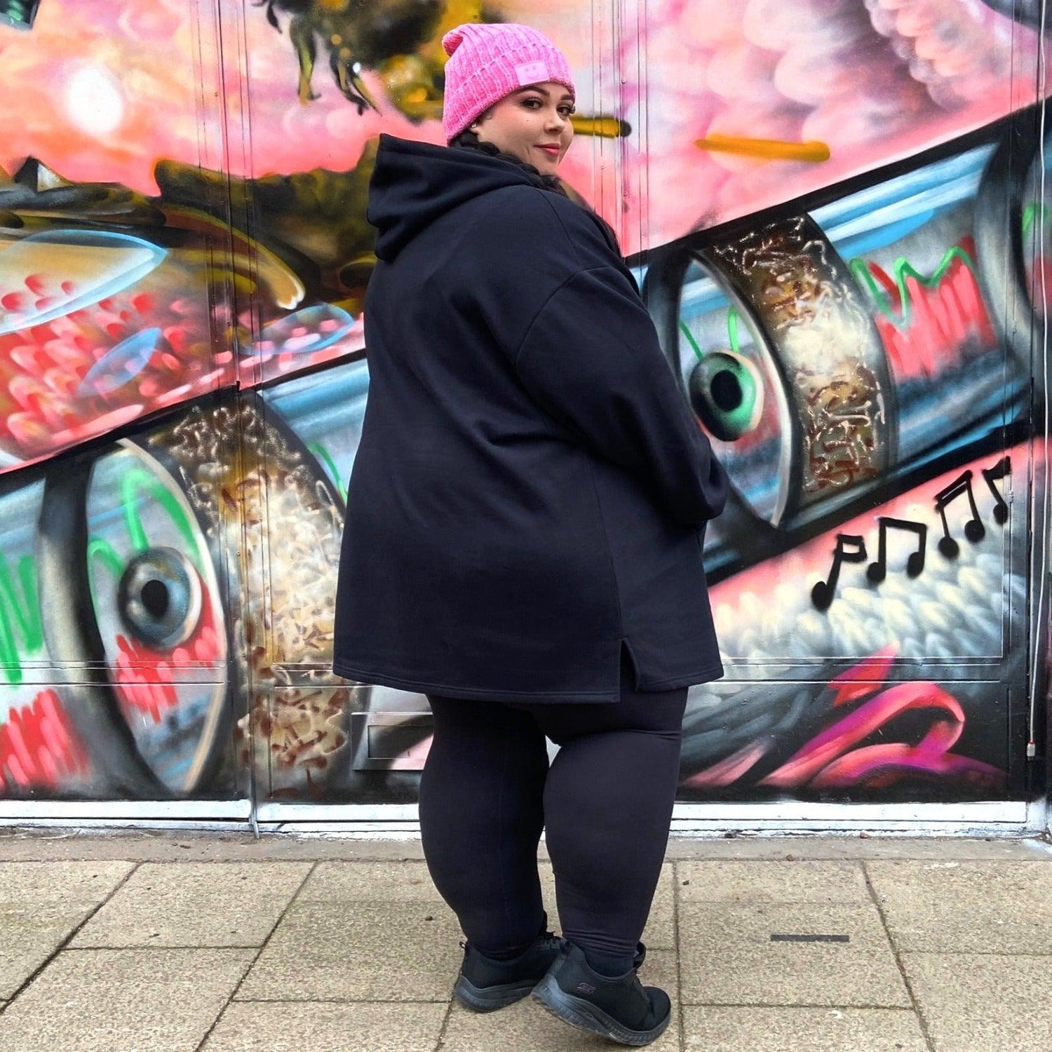 Sweat à capuche long en coton biologique