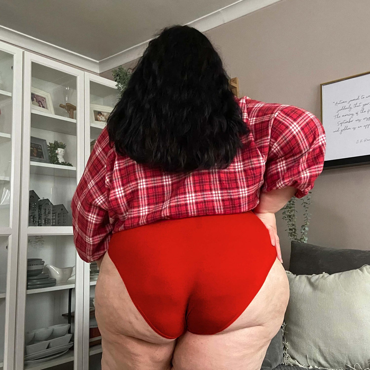 Culotte super haute en coton biologique - Lobster