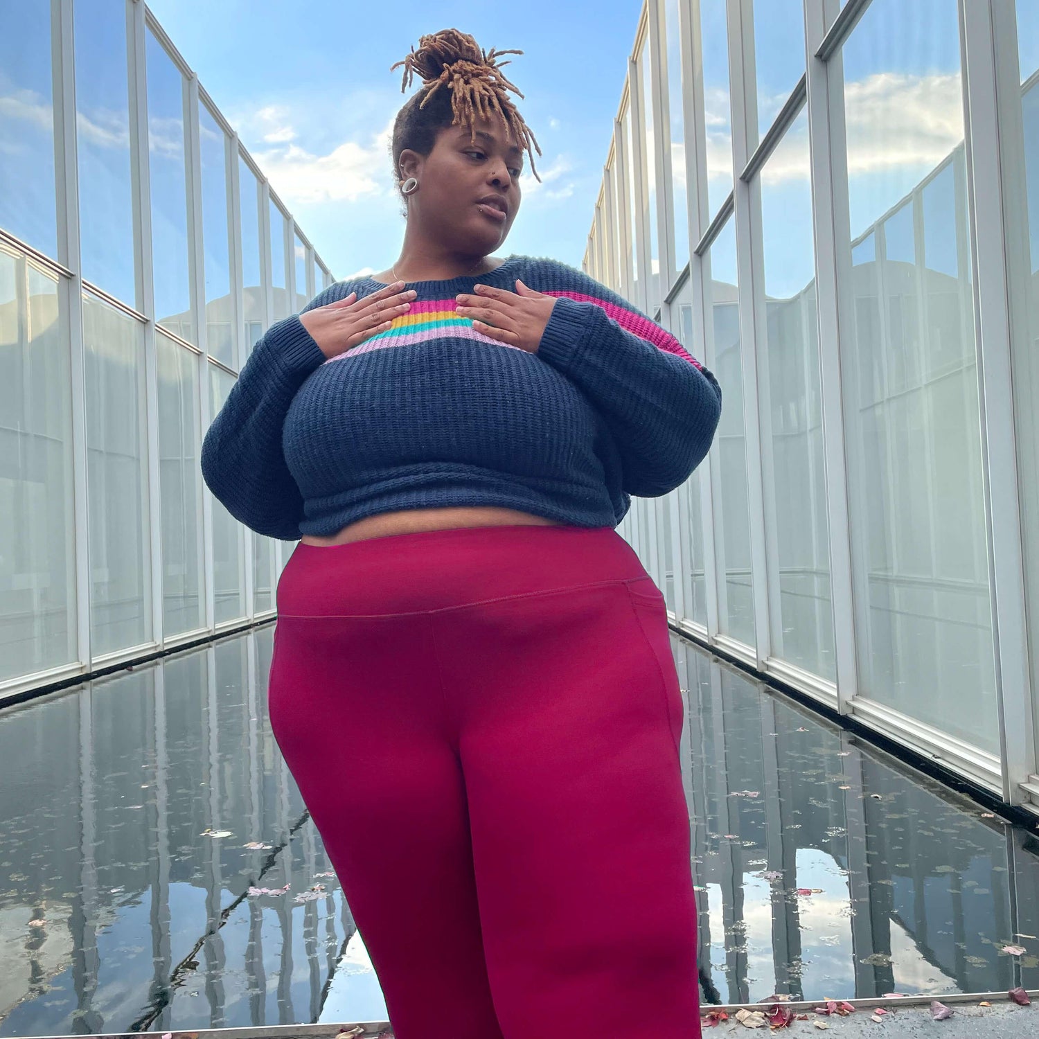 Leggings longs Squat Proof - Raspberry Pie