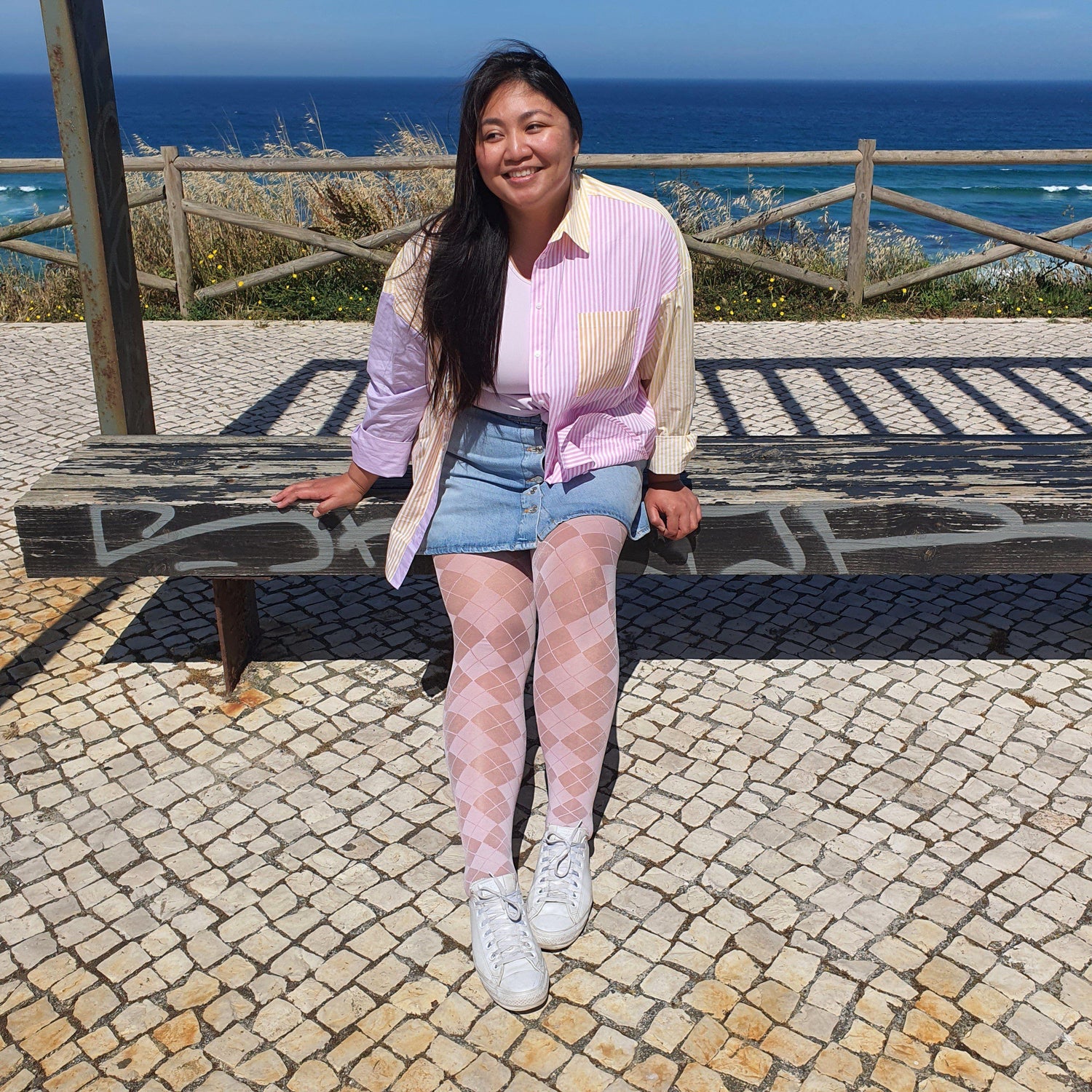 Collant - 40 Denier Diamonds - Pétale De Rose