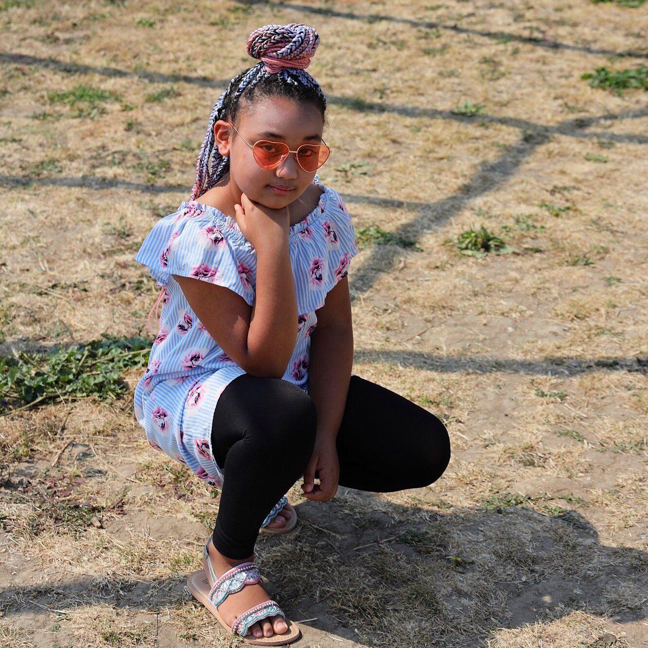 Collants - Collants sans pieds pour enfants - Noirs