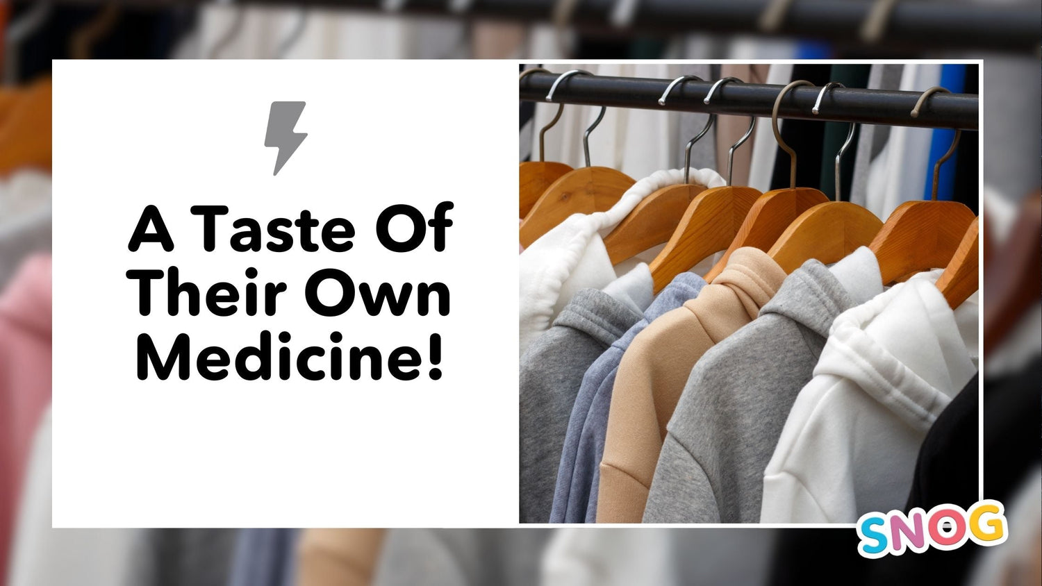 Un assaggio della loro stessa medicina - Snag