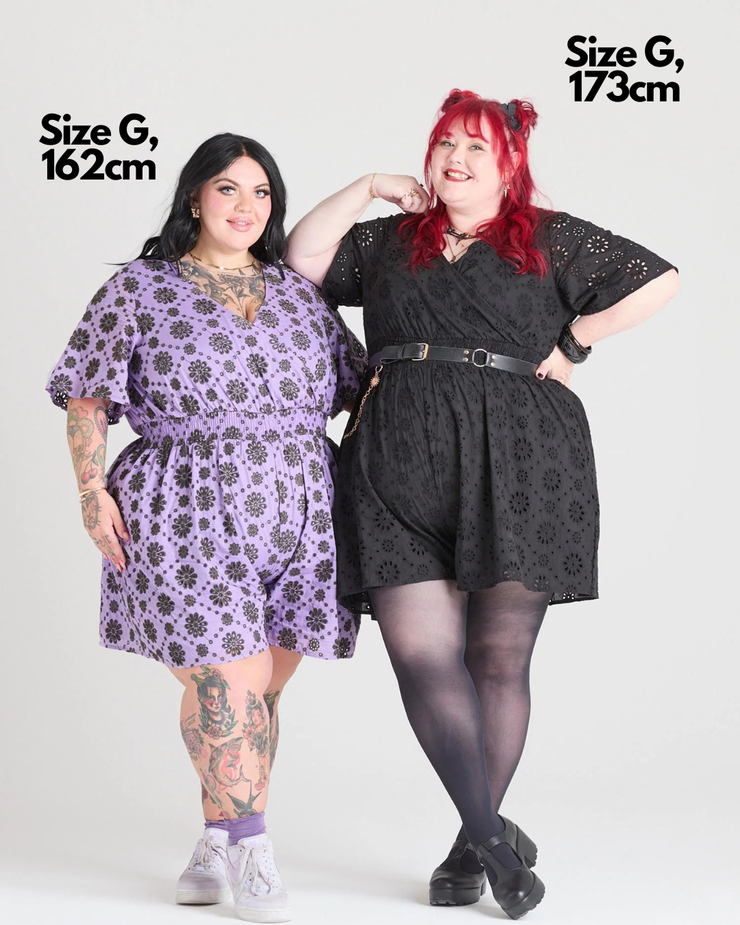 Playsuit in broderie anglaise - Cassis de Violet