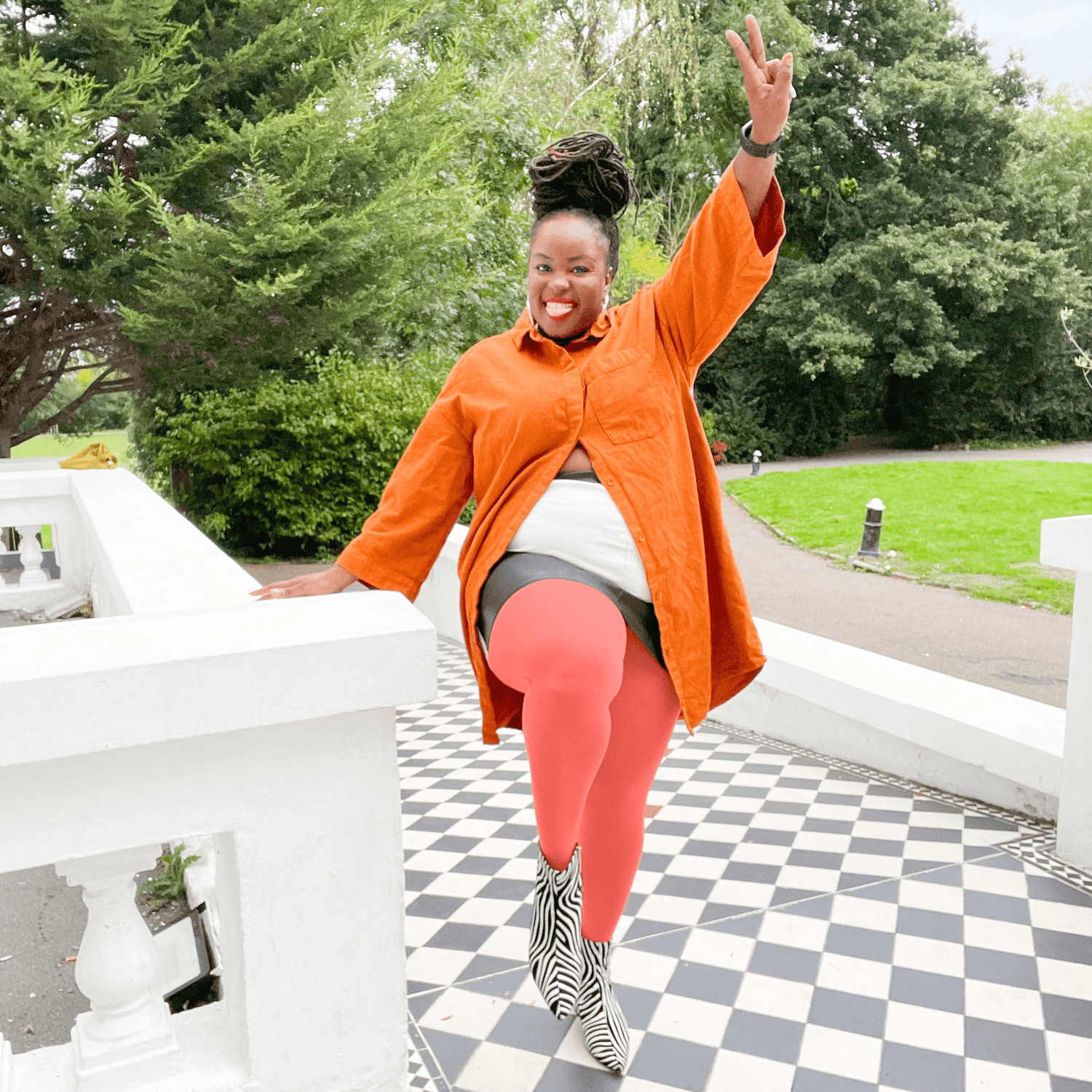 Collant 80 denari - Peach Party - Snag