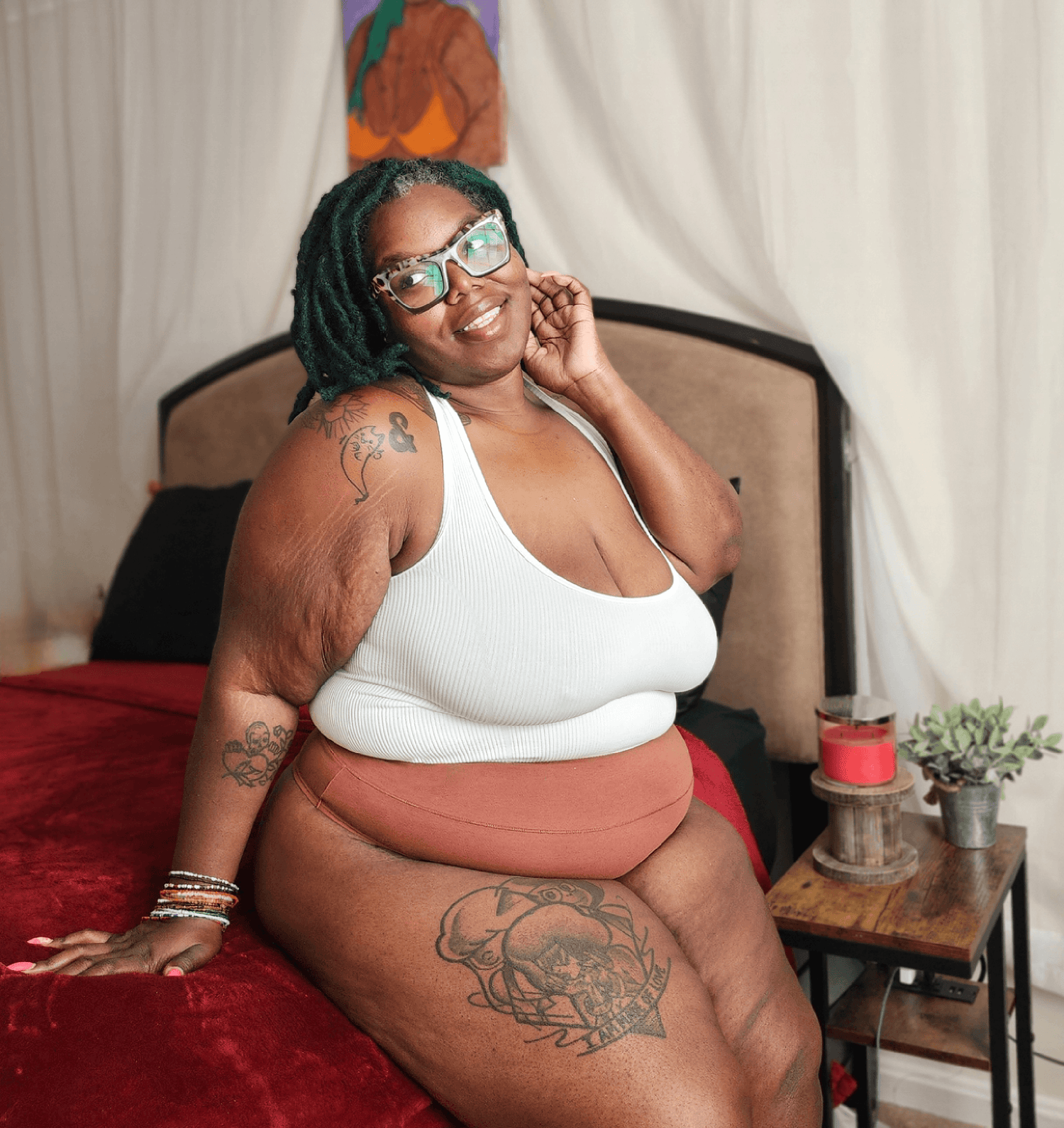 Magliette a gamba alta in cotone biologico - Root Beer