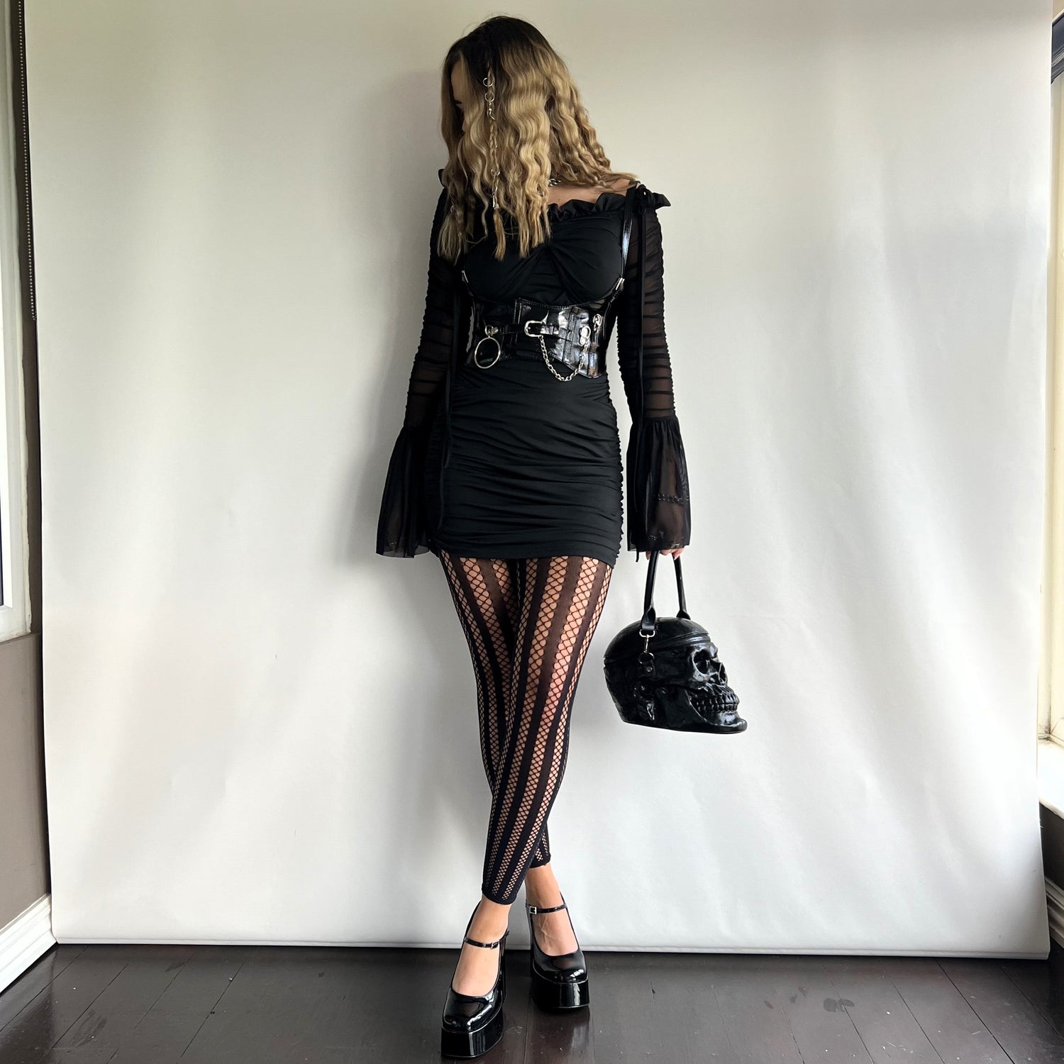 Calze a rete senza piede Ravish