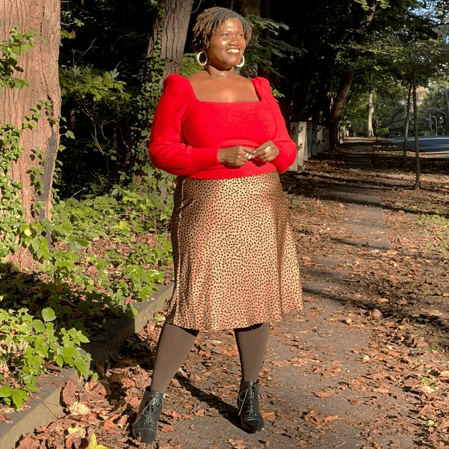 Collant a compressione leggera Huggy - Cioccolato caldo