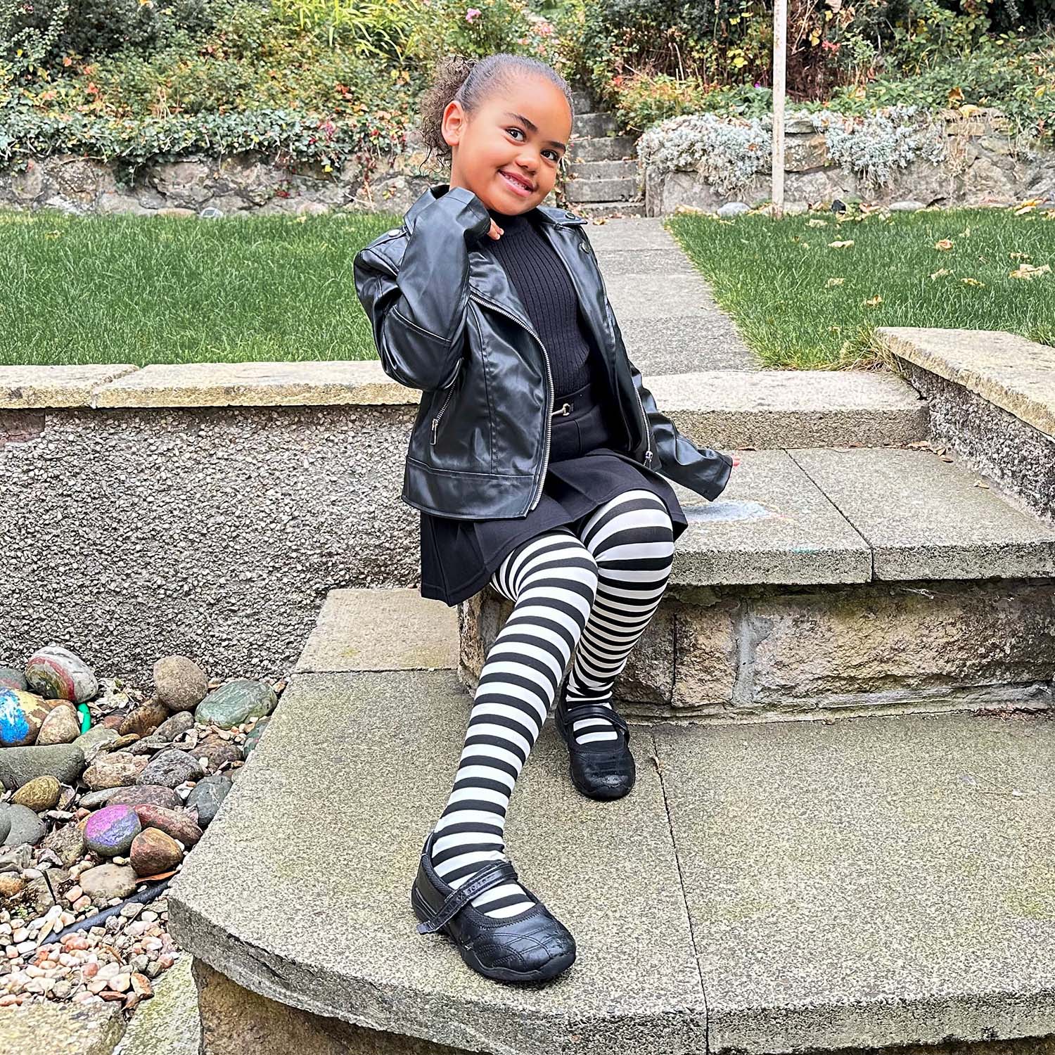 Collant a righe Tween - Strega