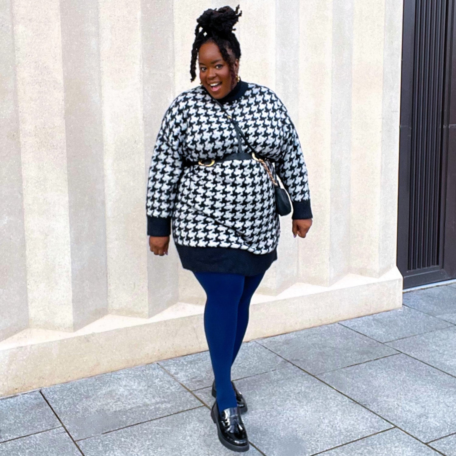 Collant a compressione leggera Huggy - Navy