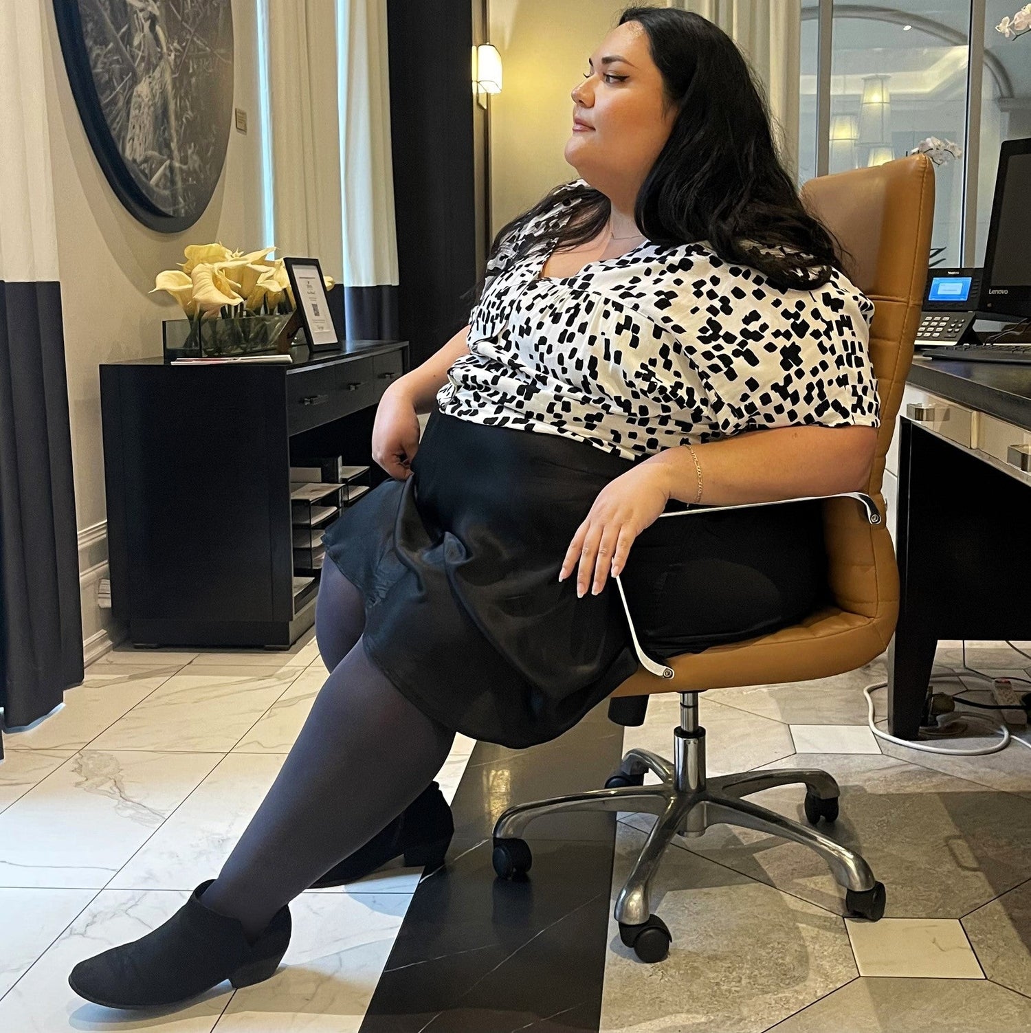 Collant a compressione leggera Huggy - Ardesia