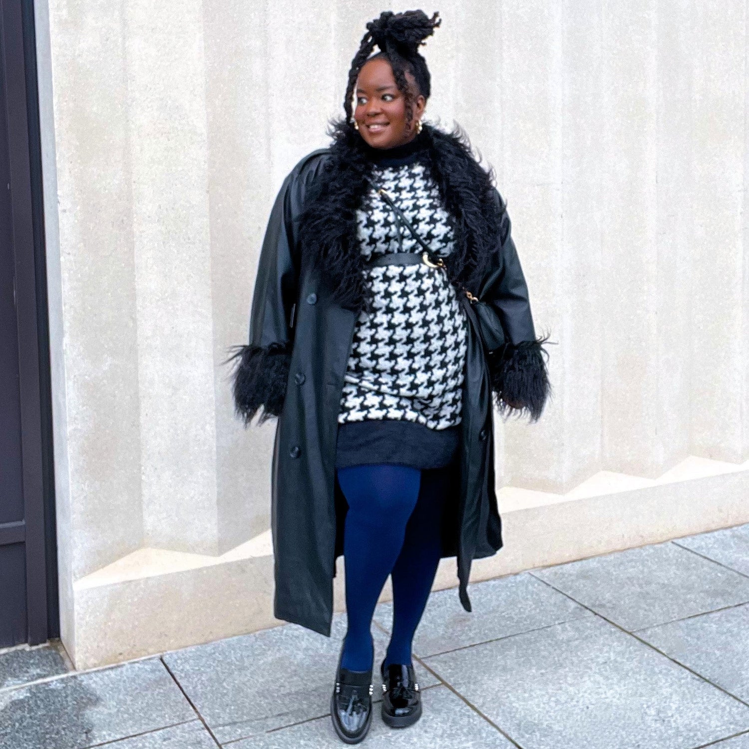 Collant a compressione leggera Huggy - Navy