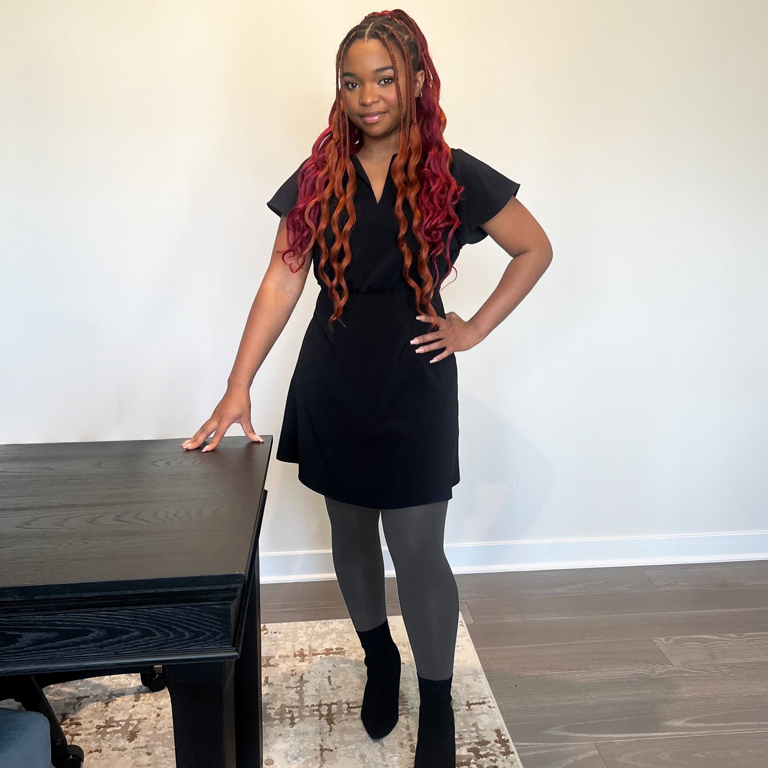 Collant a compressione leggera Huggy - Ardesia