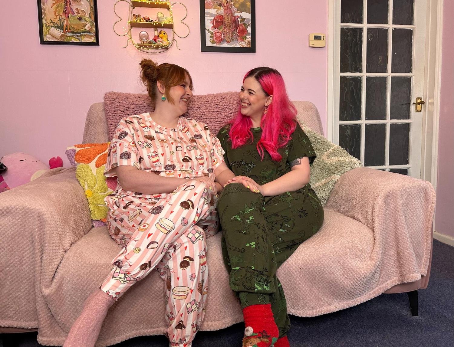 Maglietta PJ Boxy in cotone organico - Sweet Treat