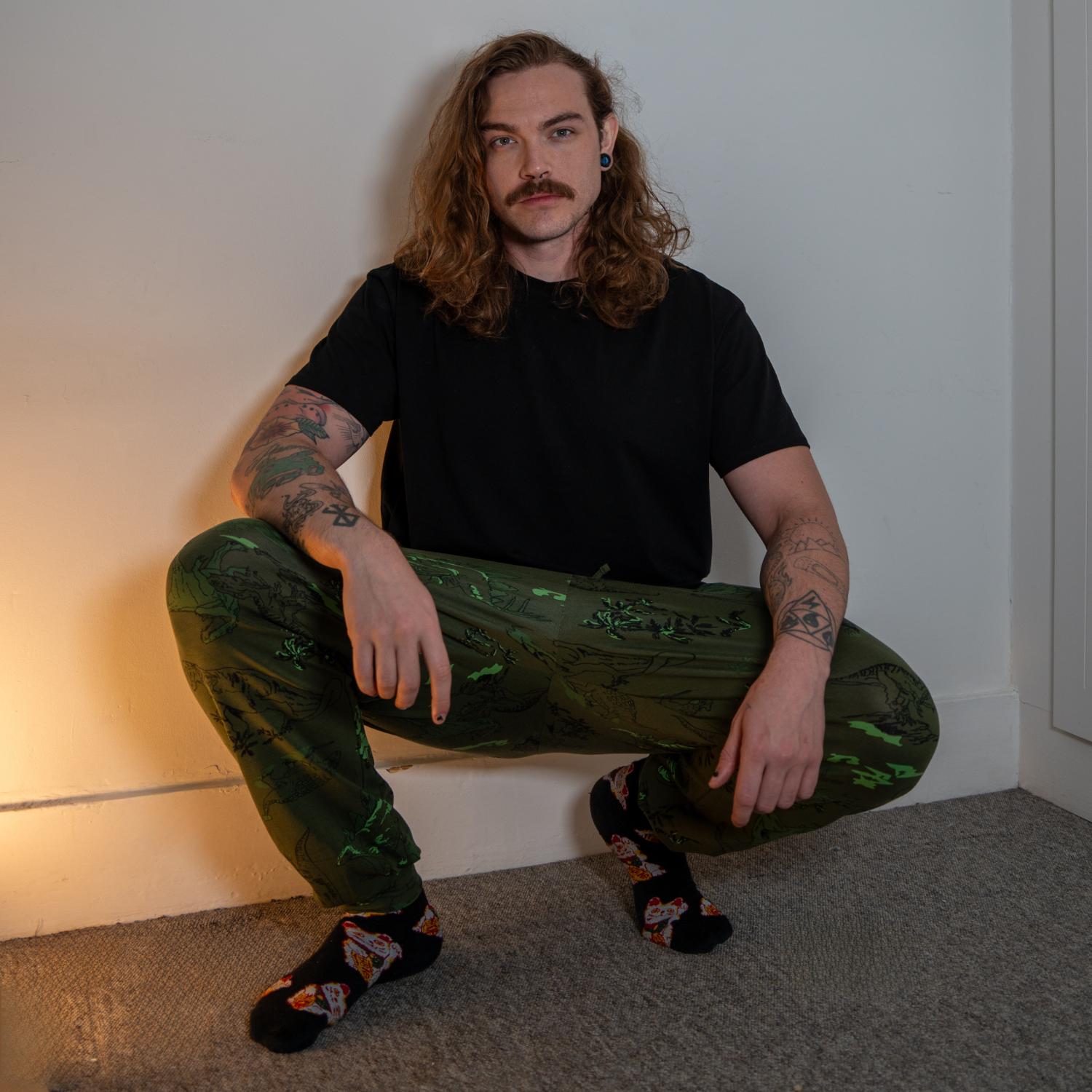 PJ Bottoms in cotone biologico - Dino