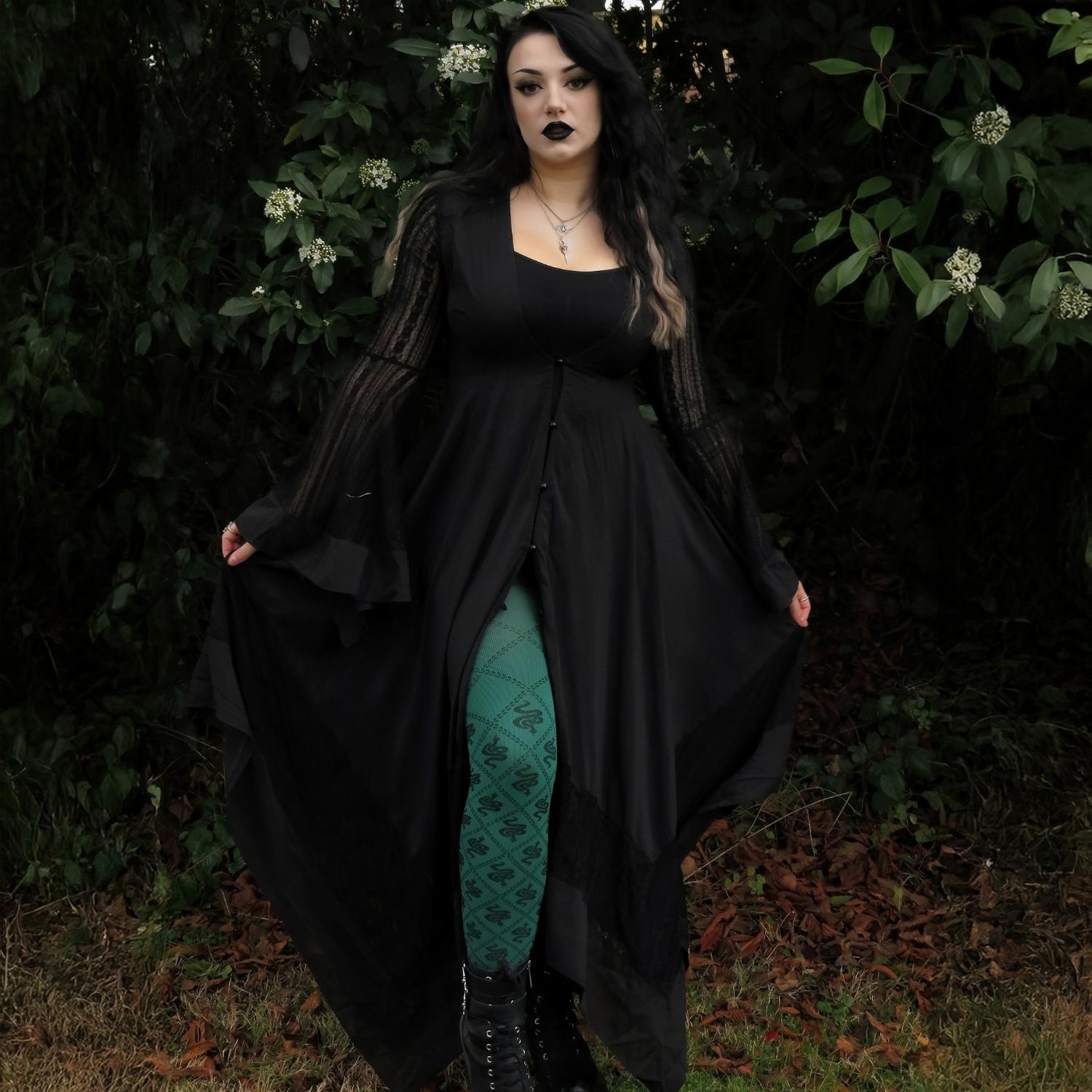 Collant 80 denari coprenti - Corra Snakes - Verde Fogliame