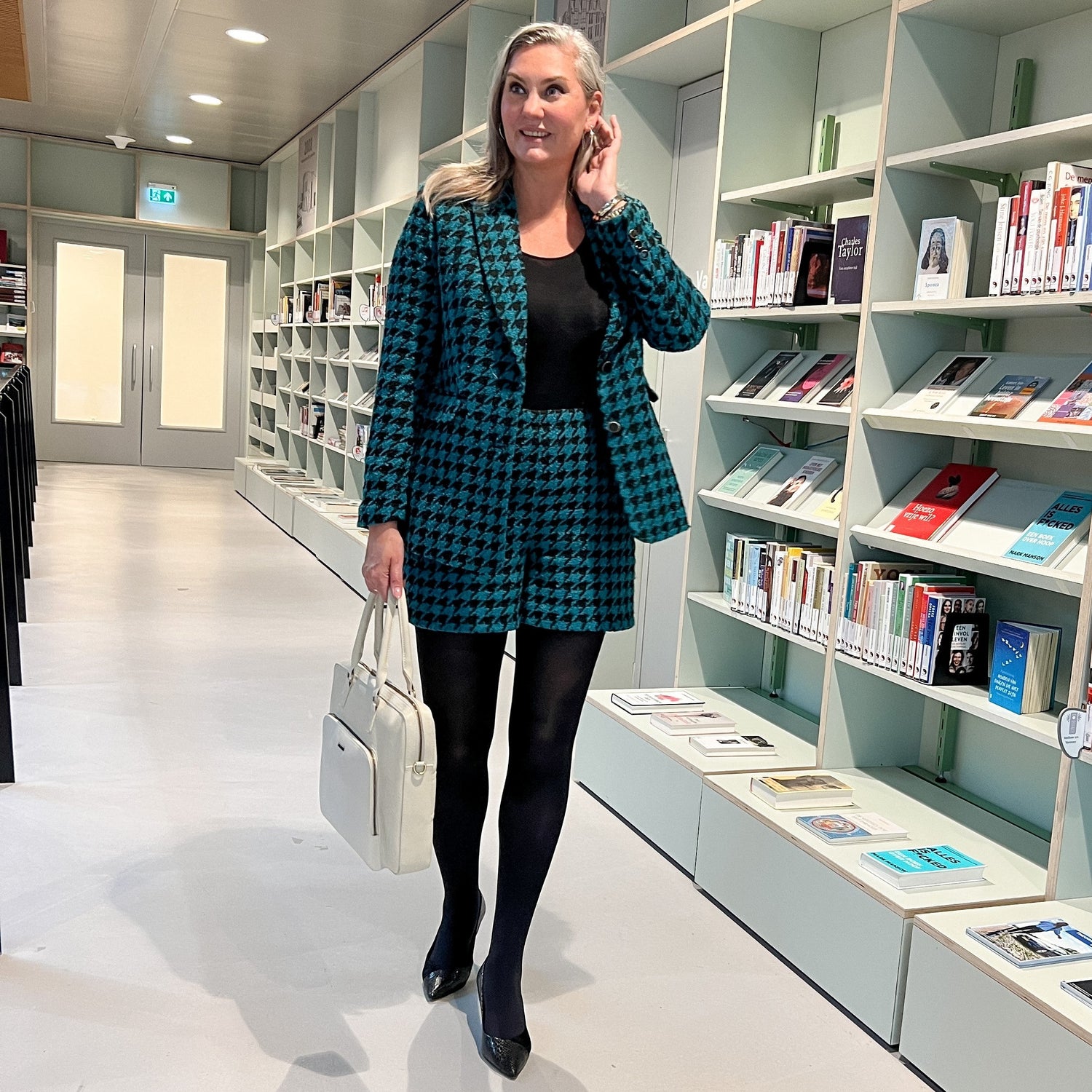 Collant a compressione leggera Huggy - Nero