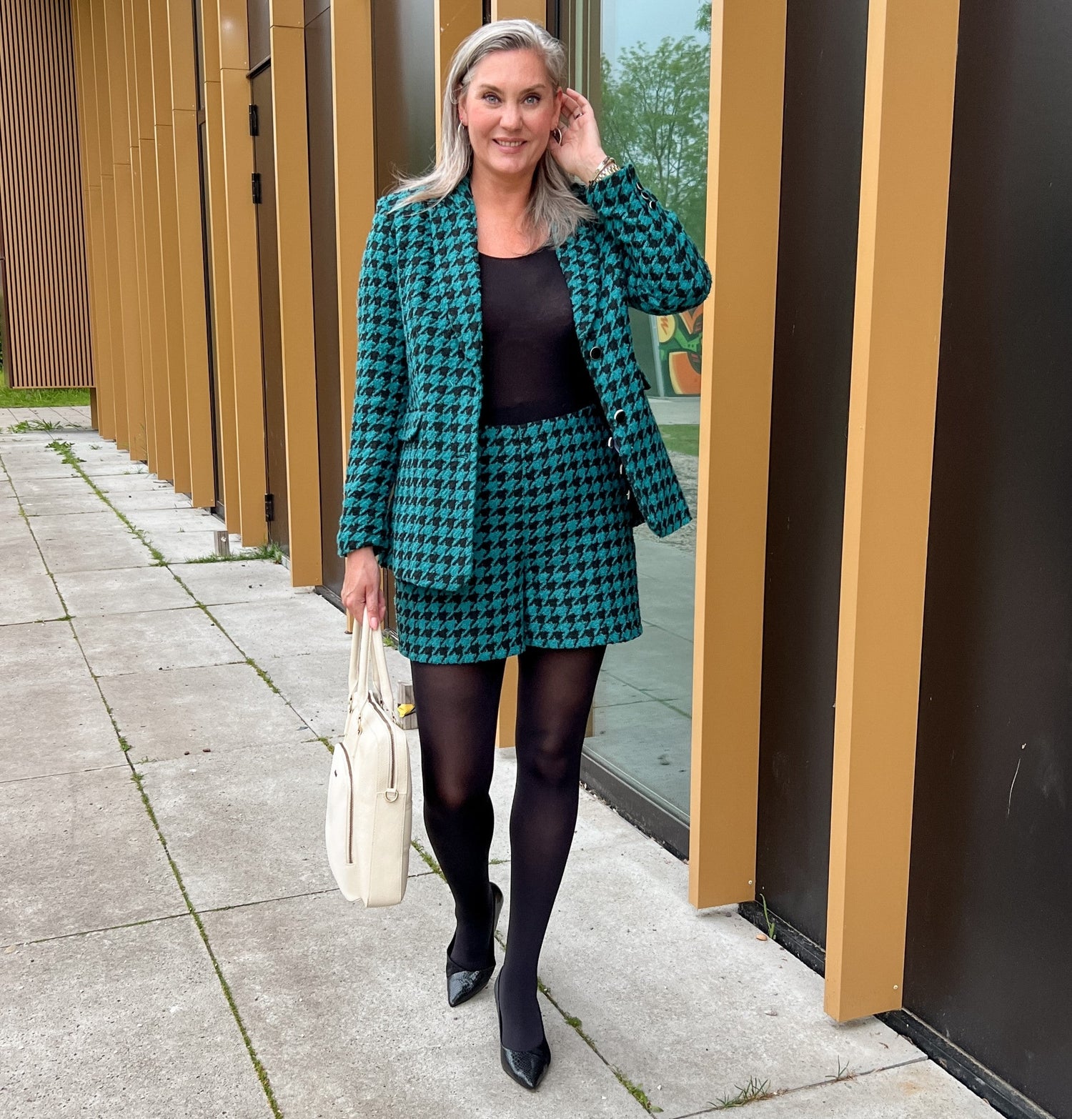 Collant a compressione leggera Huggy - Nero