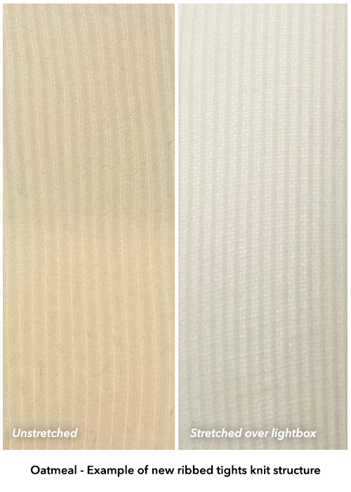 Collant a costine Ionic - Farina d'avena