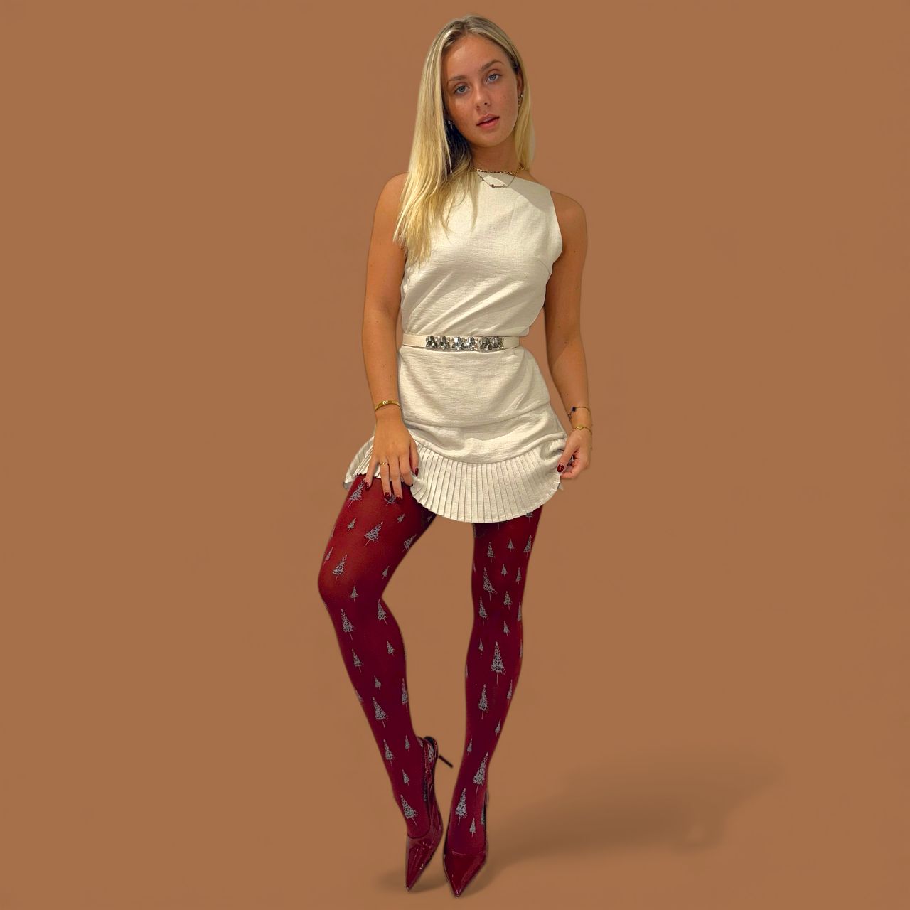 Christmas Tights - Festive Forest