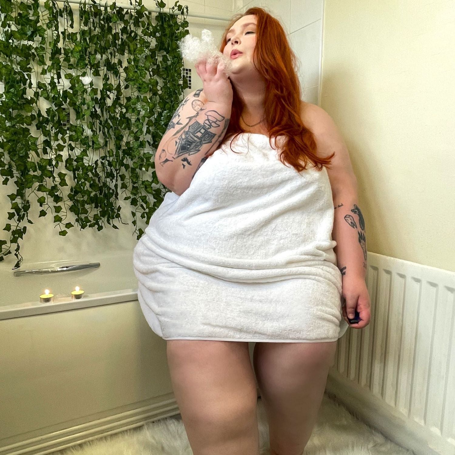 Asciugamano Big Softee - Bianco