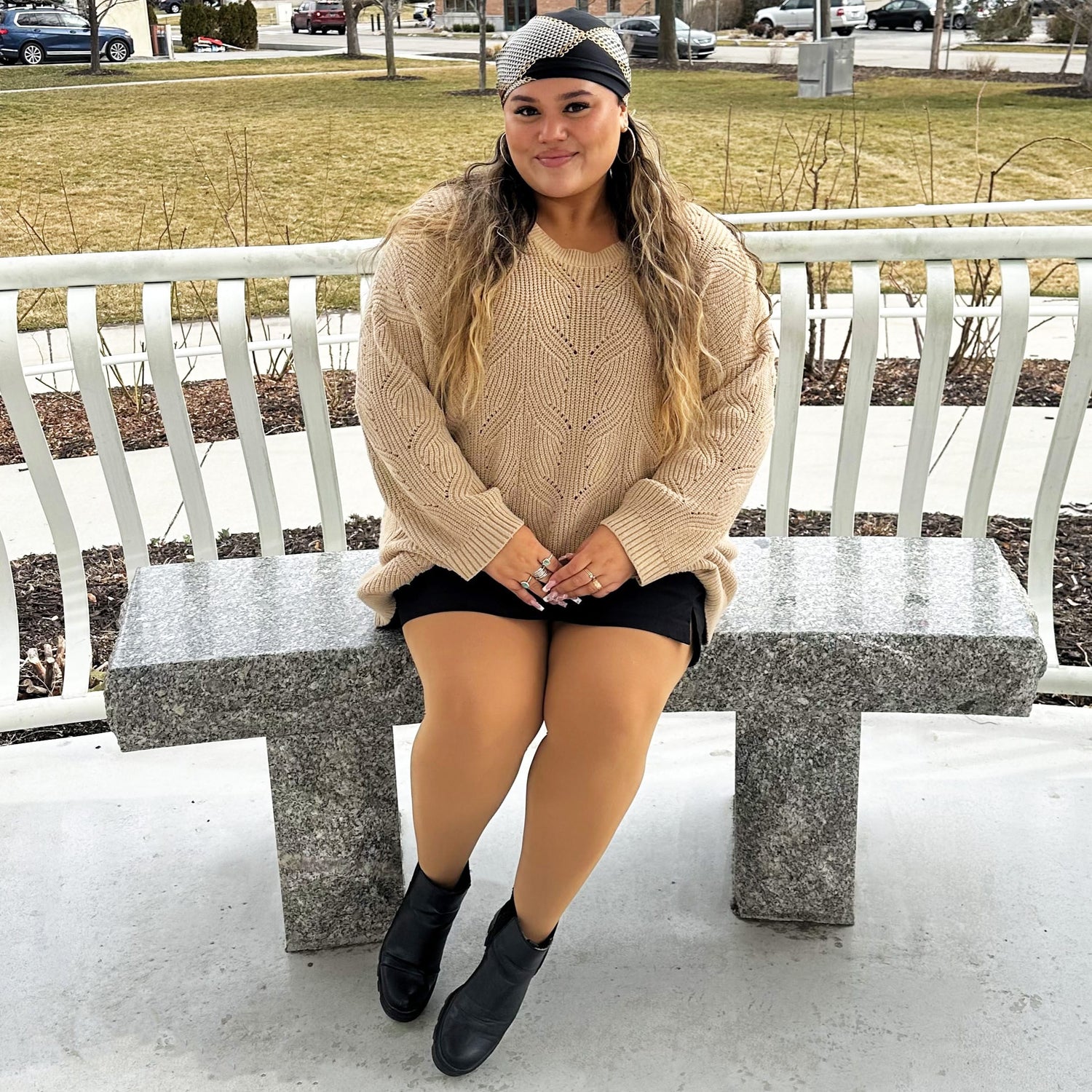 Collant a compressione leggera Huggy - Caramel Latte