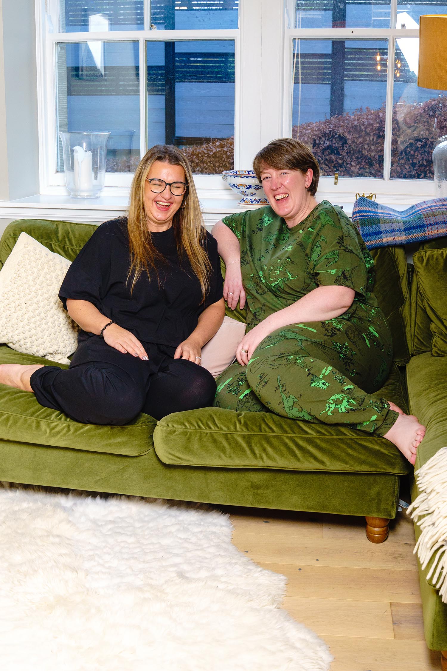 Maglietta PJ Boxy in cotone biologico - Dino