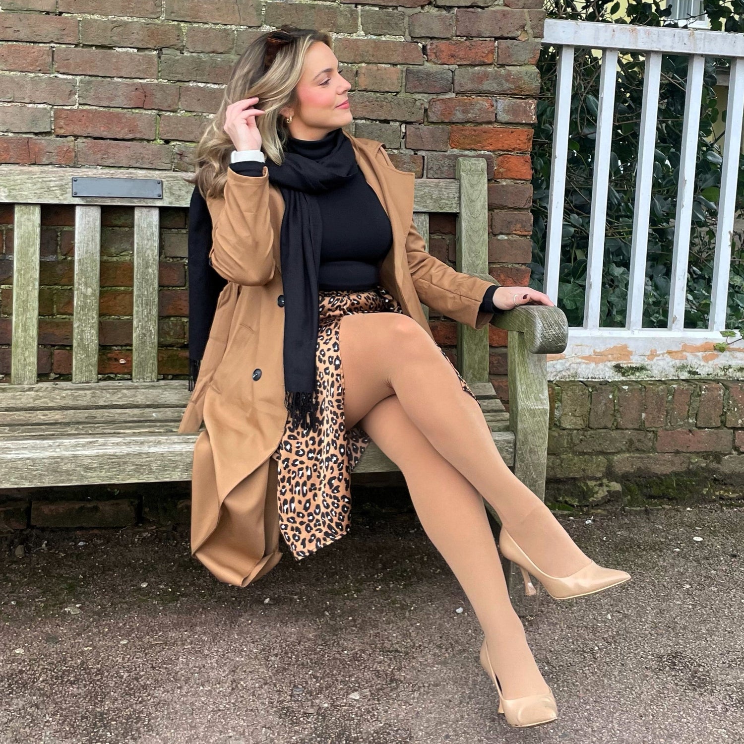 Collant a compressione leggera Huggy - Caramel Latte