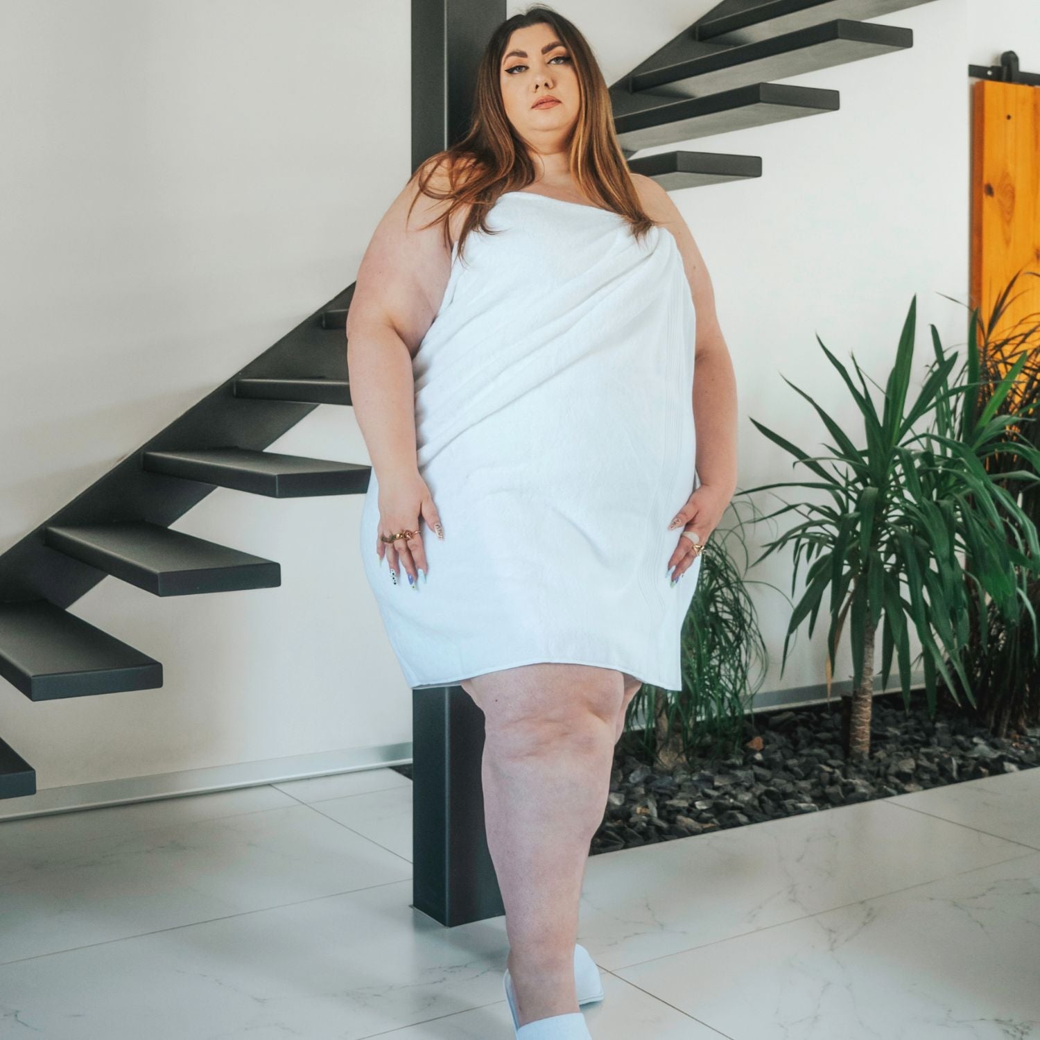 Asciugamano Big Softee - Bianco