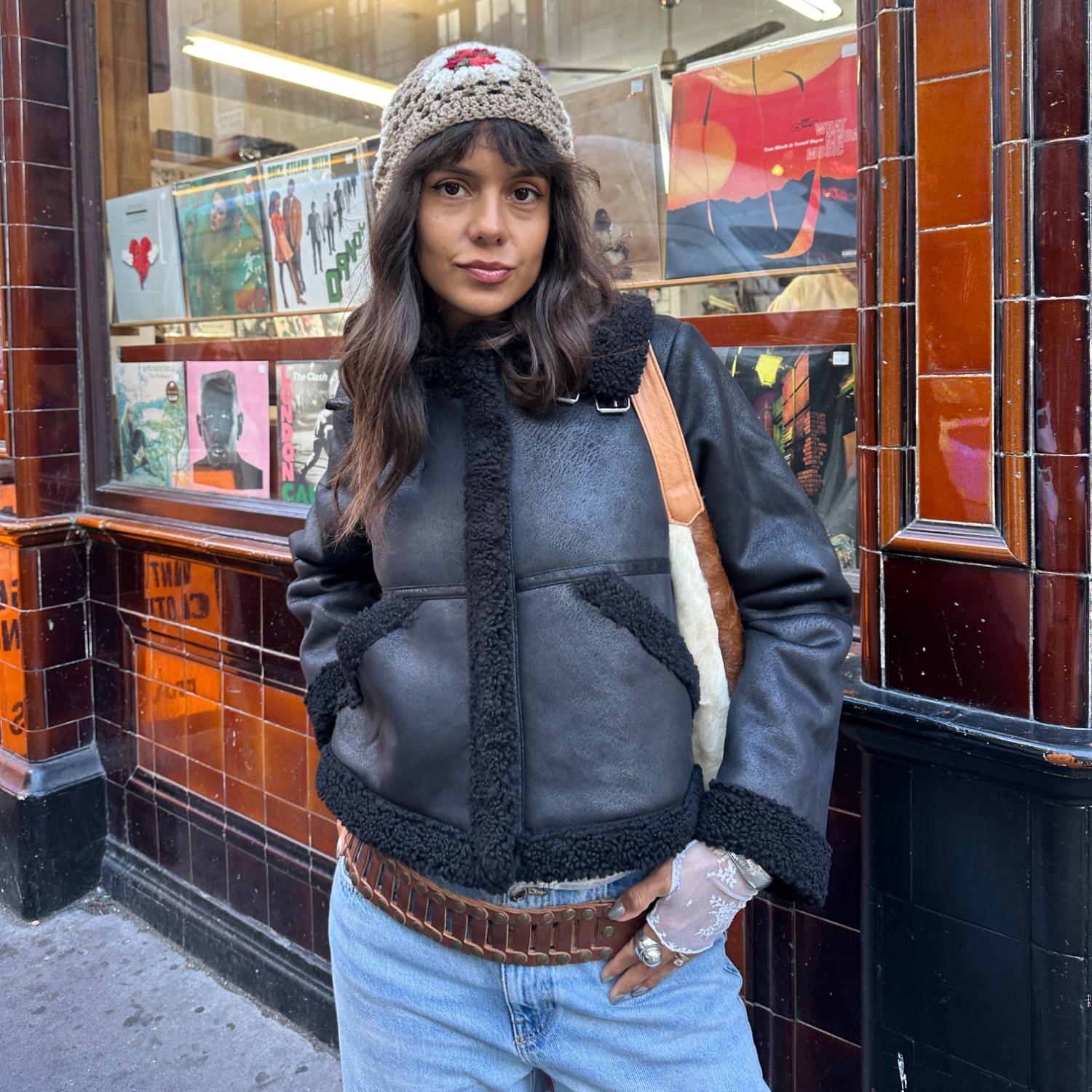 Giacca aviator Bessie - Nero