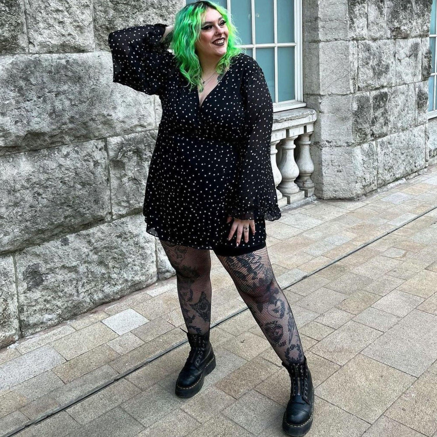 Fishies Fishnets - Nero