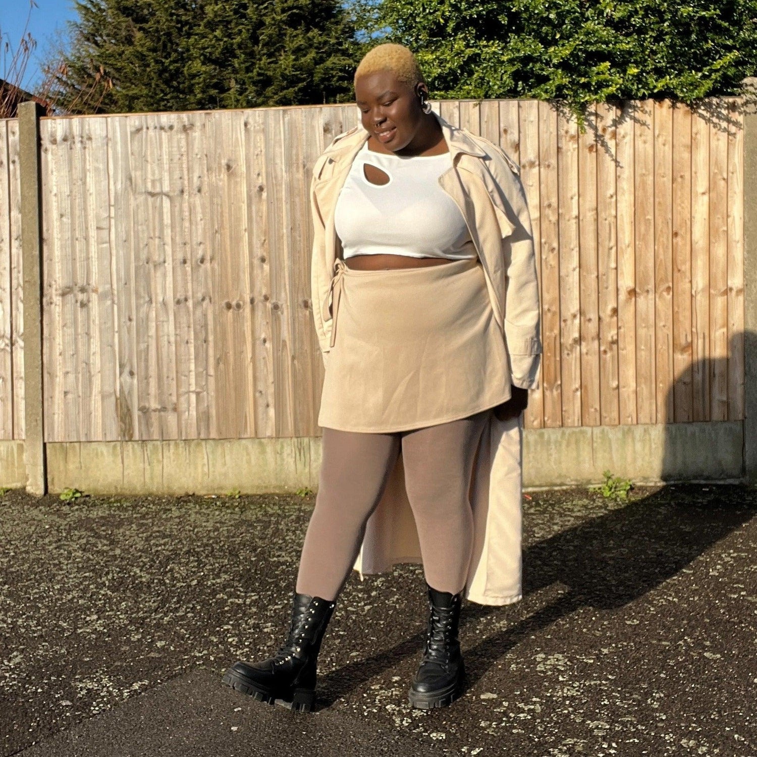 Core Tights - Collant in lana merino - Sand Dollar