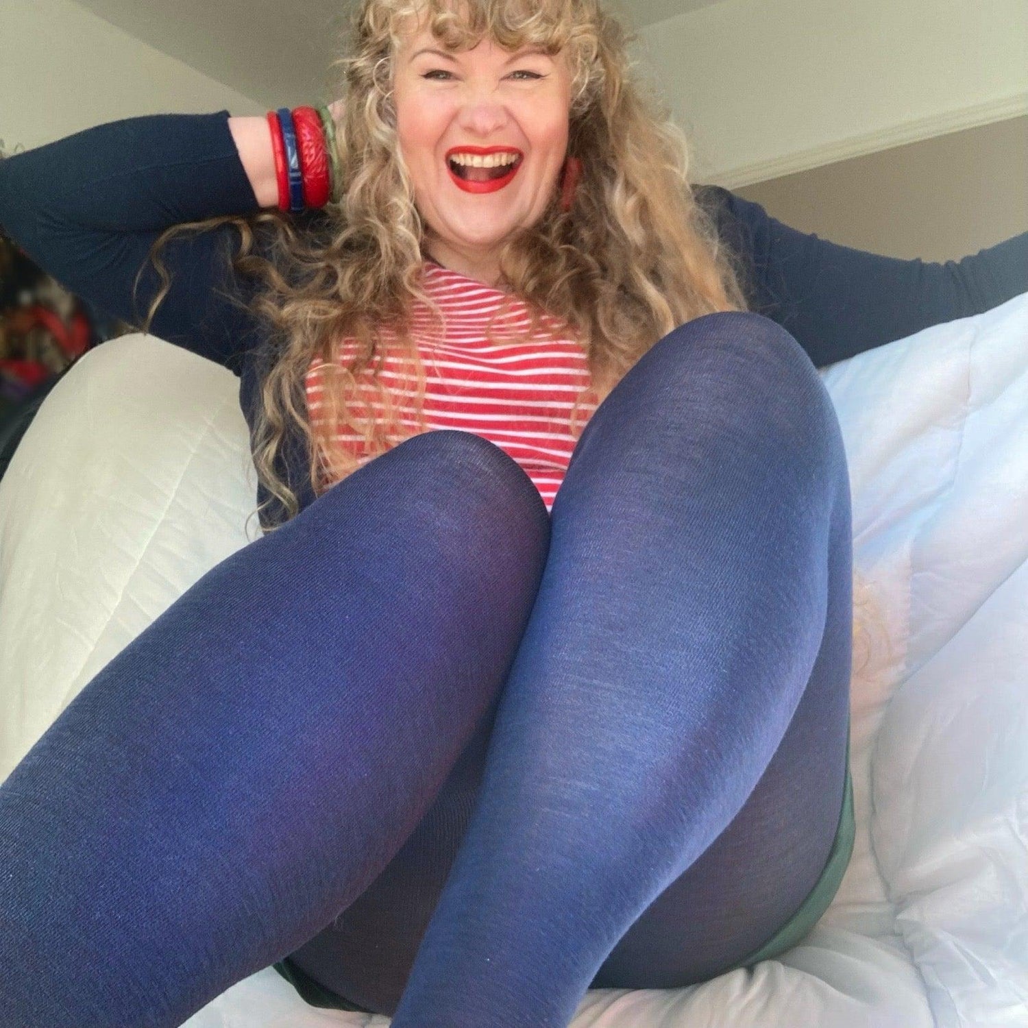 Collant in lana merino - Royal Navy