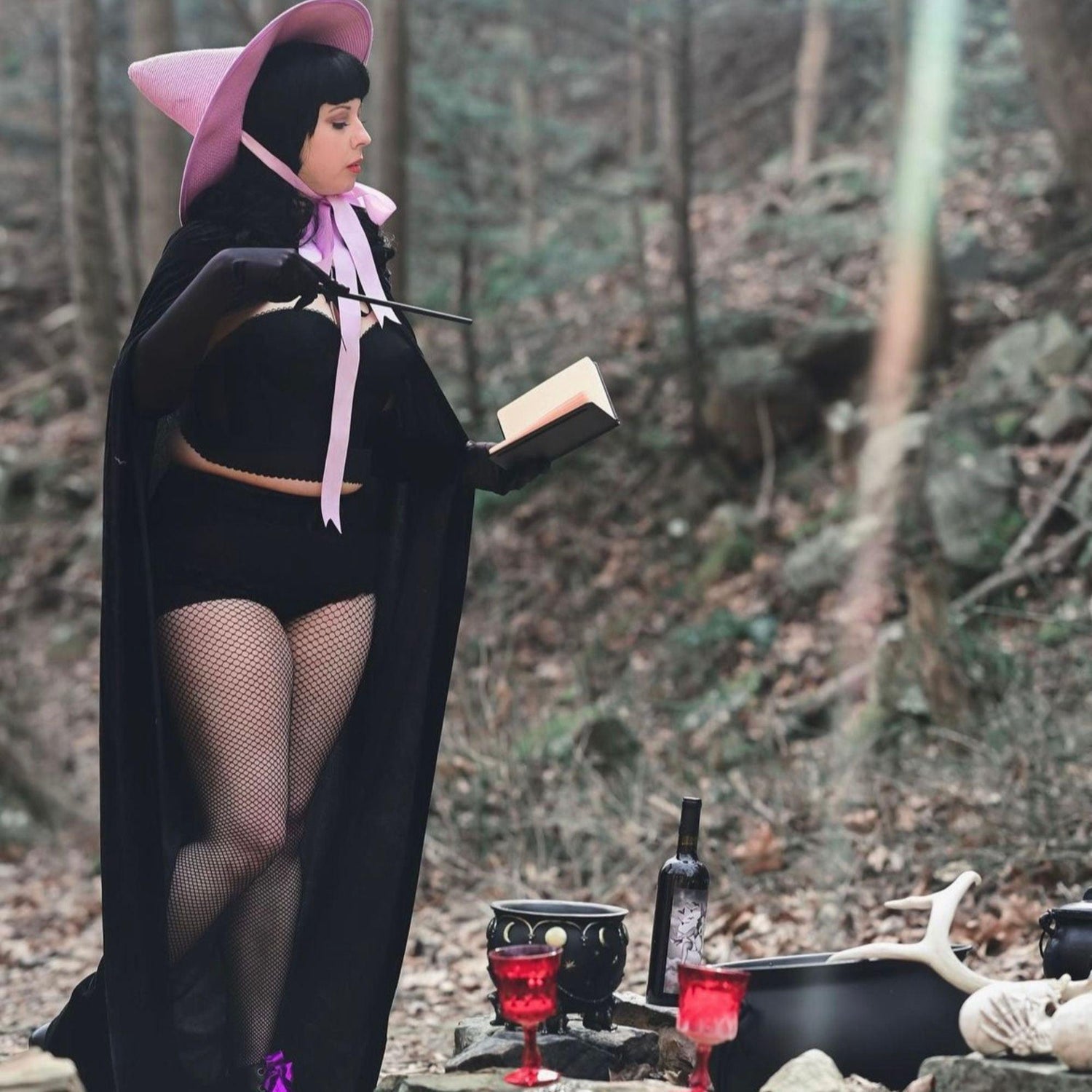 Fishies Fishnets - Nero