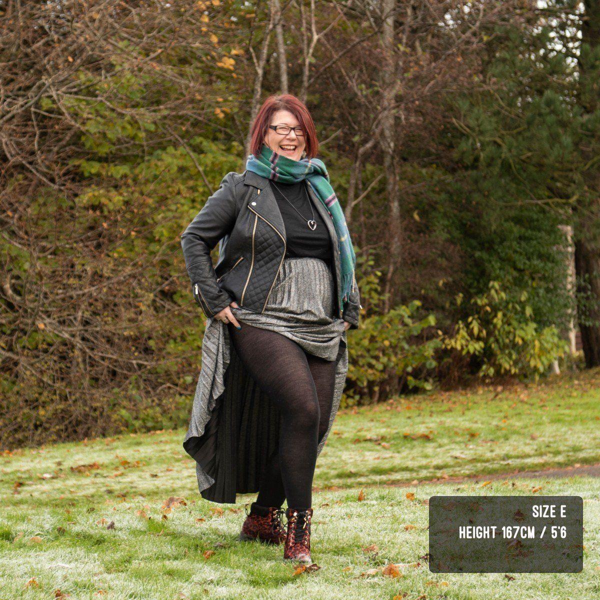 Collant - Collant in lana merino - Nero