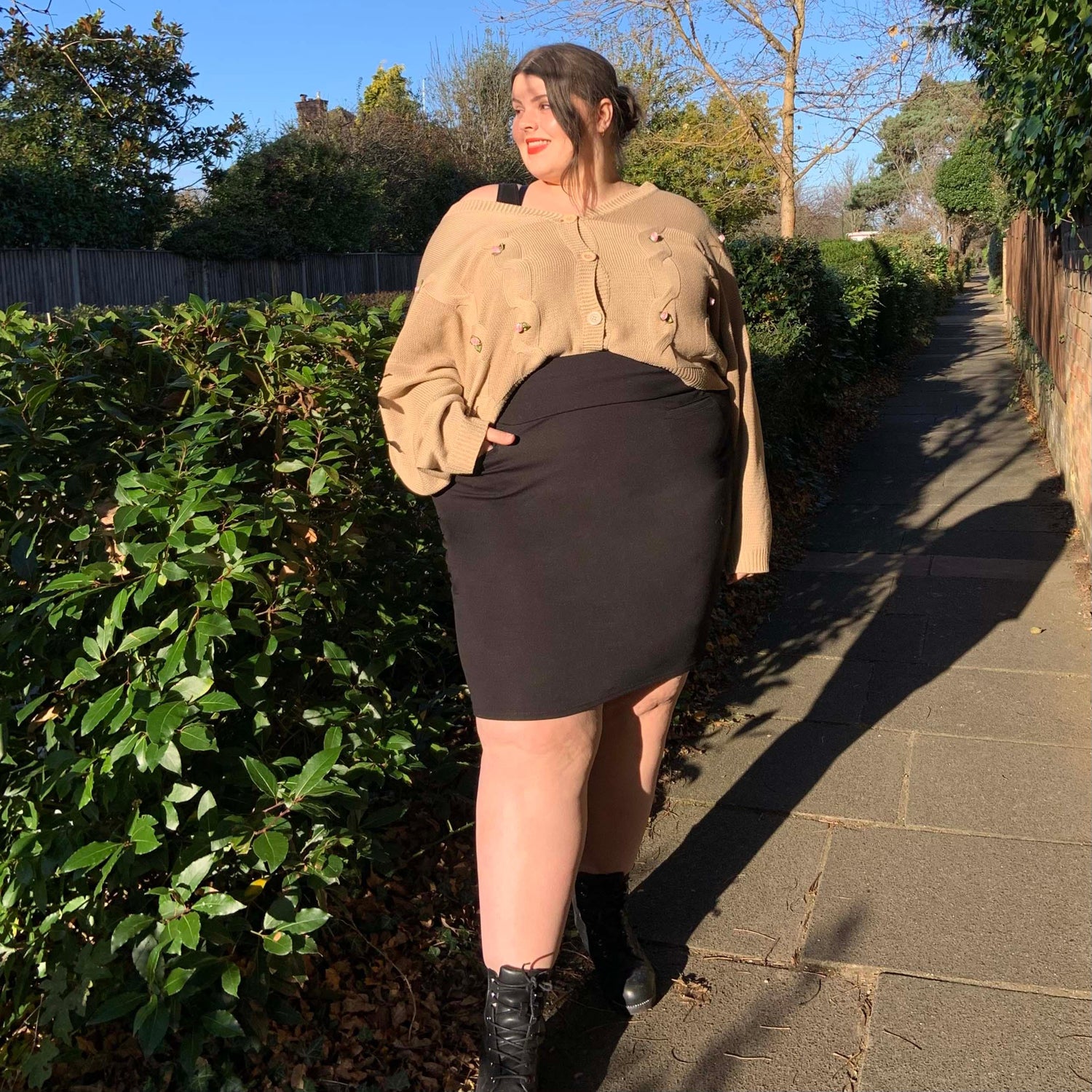 Gonna a tubino - Nero