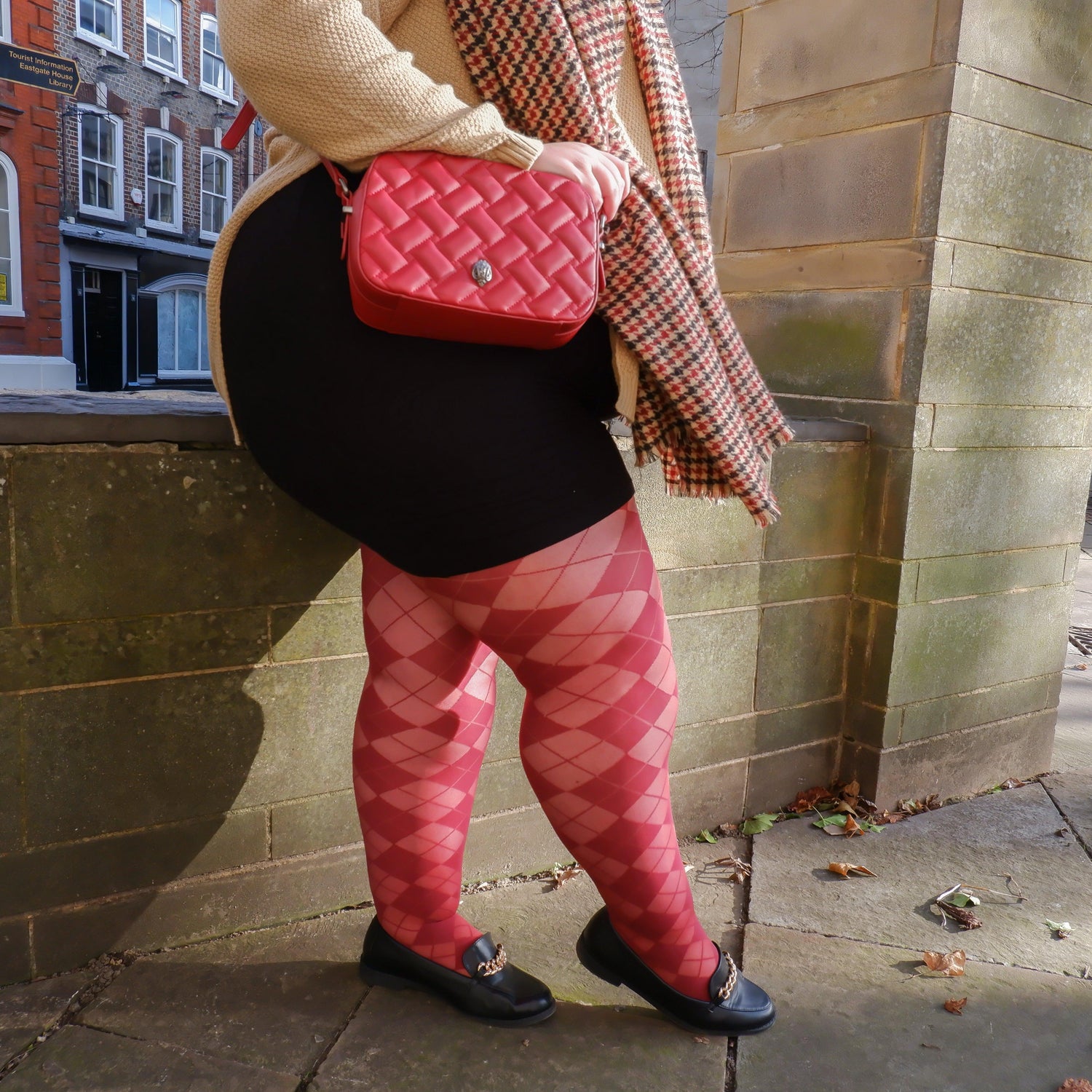 40 Denier Diamonds - Borgogna - Snag