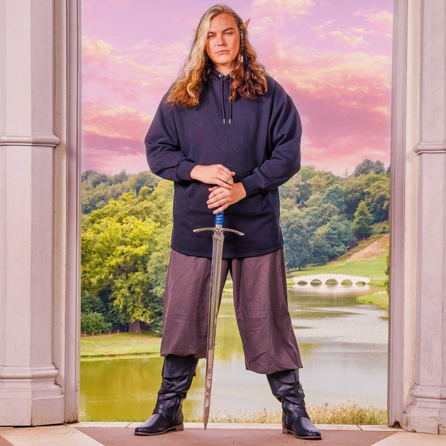 Felpa con cappuccio ACOTAR in cotone organico - Illiria